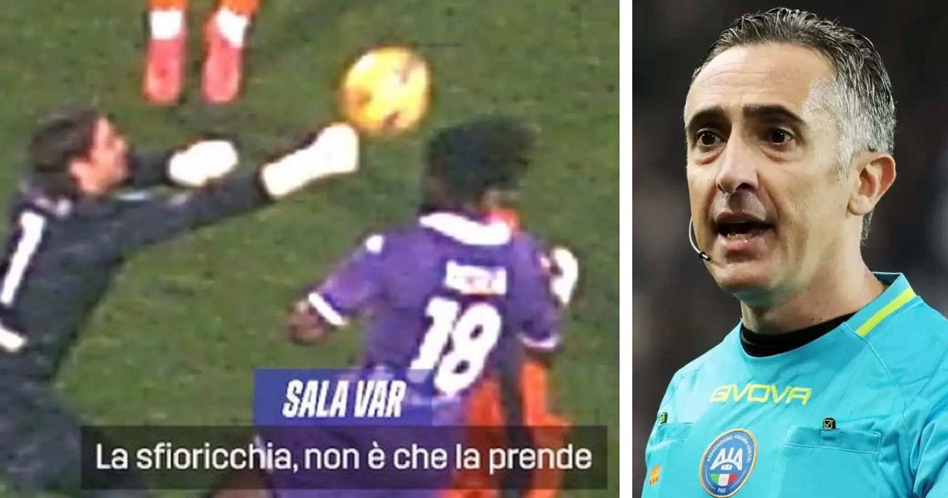"La sfioricchia!": l'assurdo dialogo tra VAR e Aureliano che ha portato al rigore contro Sommer in Fiorentina-Inter