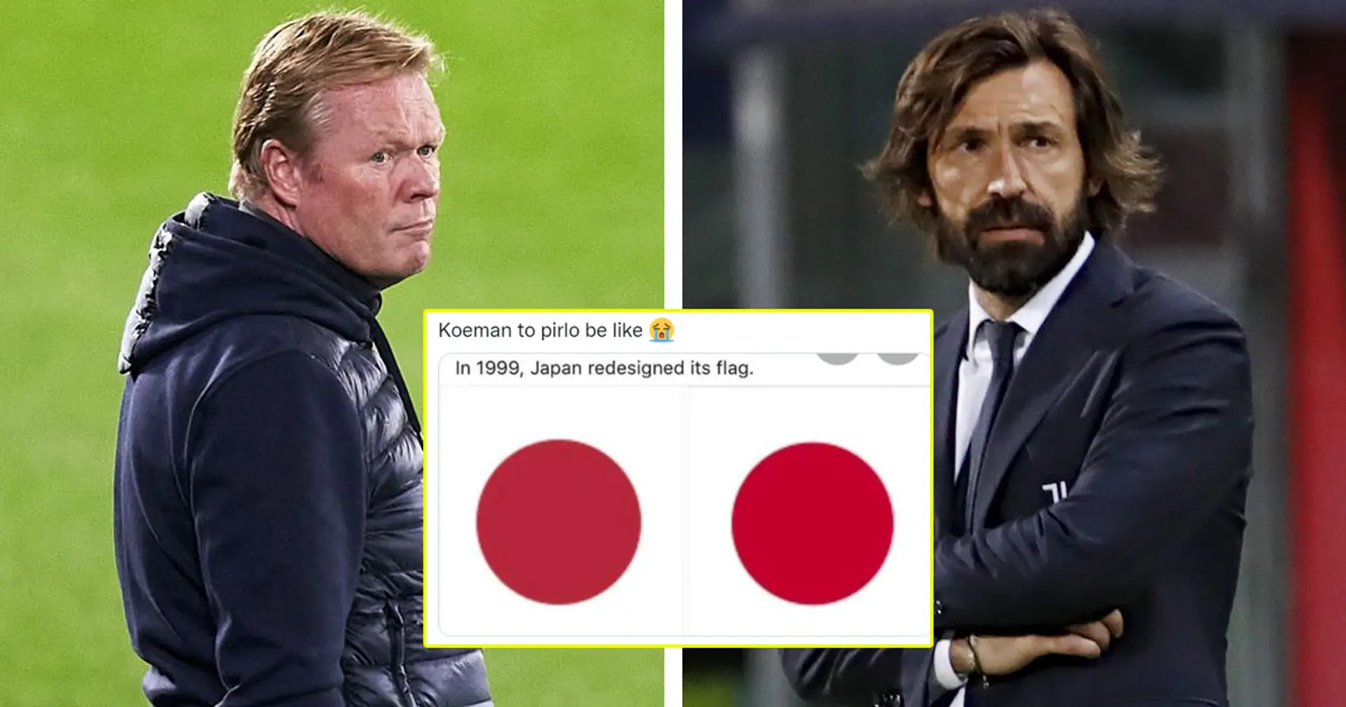 'Pirlo for Koeman is like that Japan flag redesign': Fans react to Italian being linked as Koeman's successor