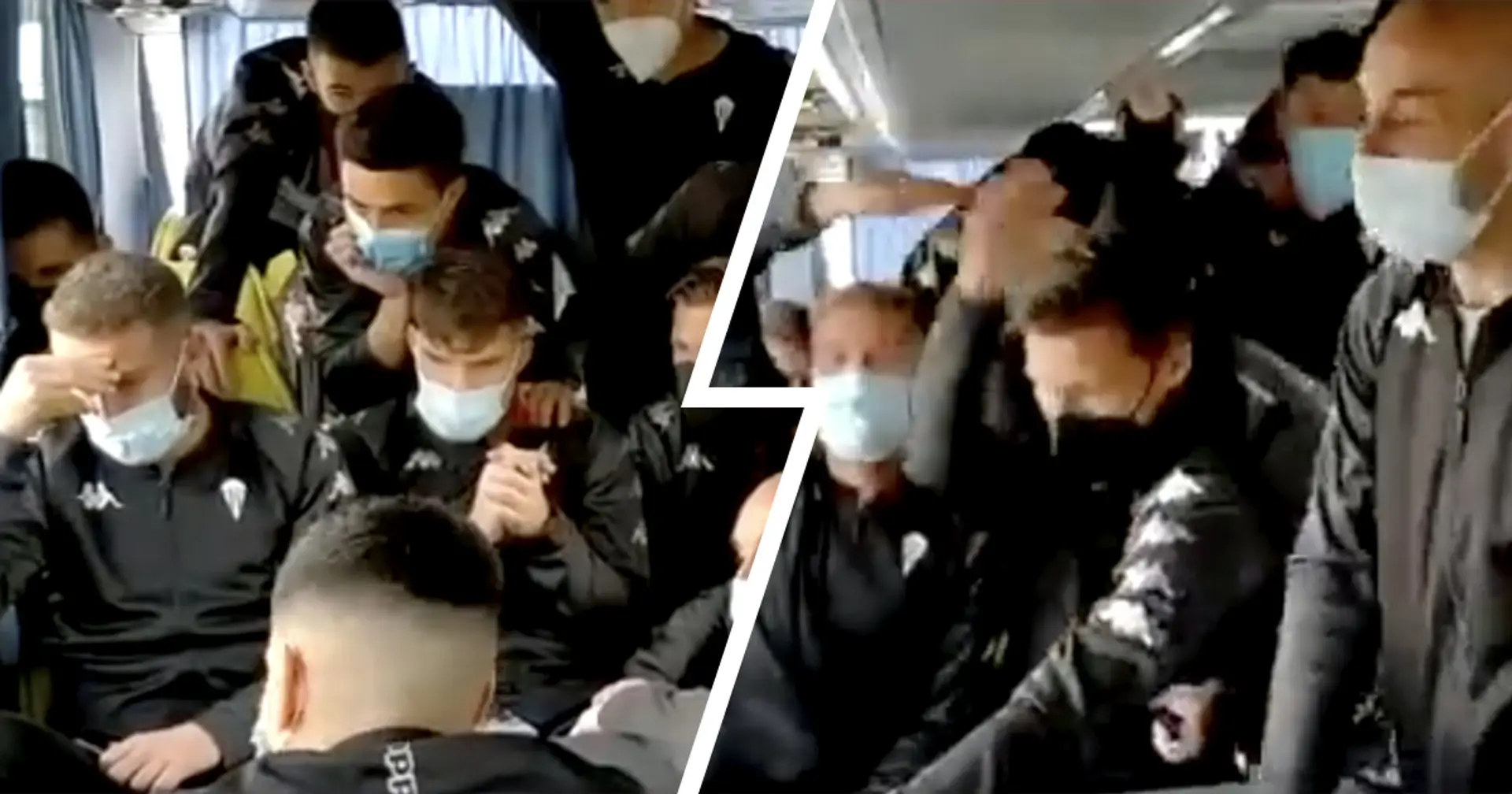 Caught on camera: Alcoyano players' insane reaction to drawing Real Madrid in Copa del Rey