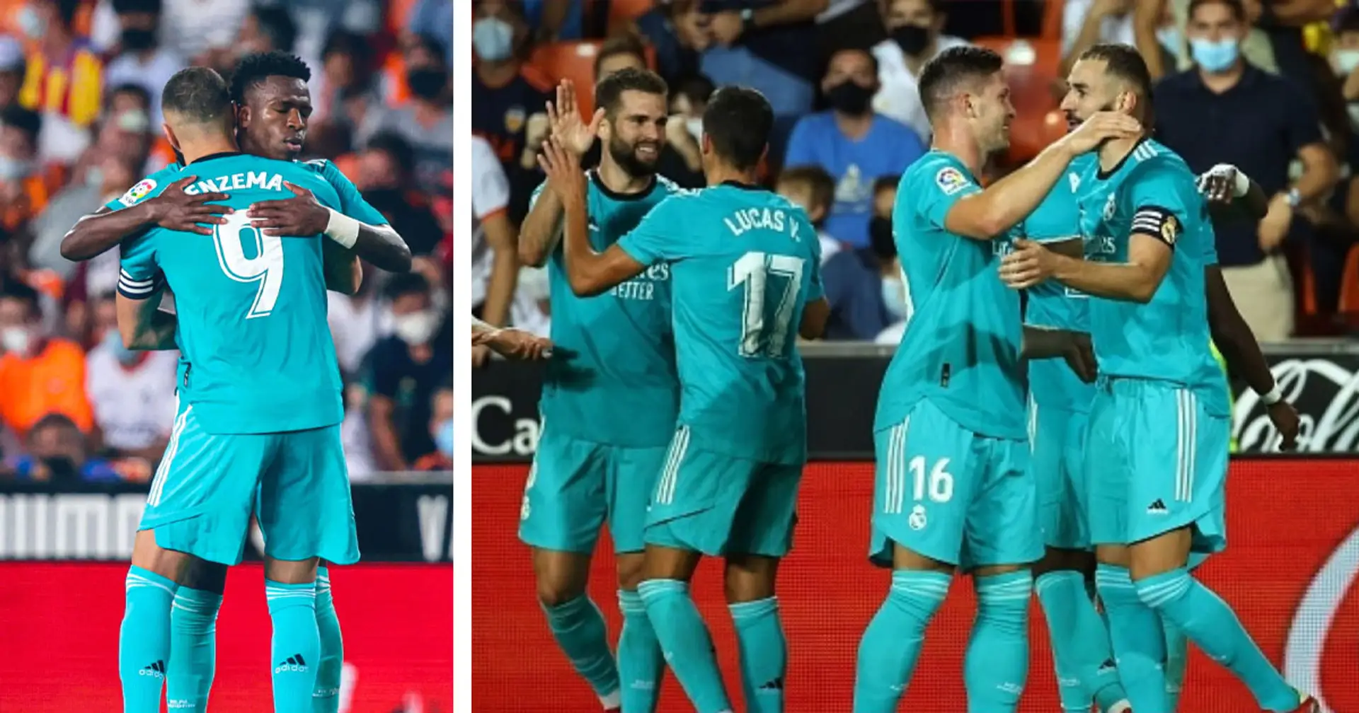 Benzema y Vinicius - 9 en la remontada vs Valencia: valoraciones de jugadores del Real Madrid