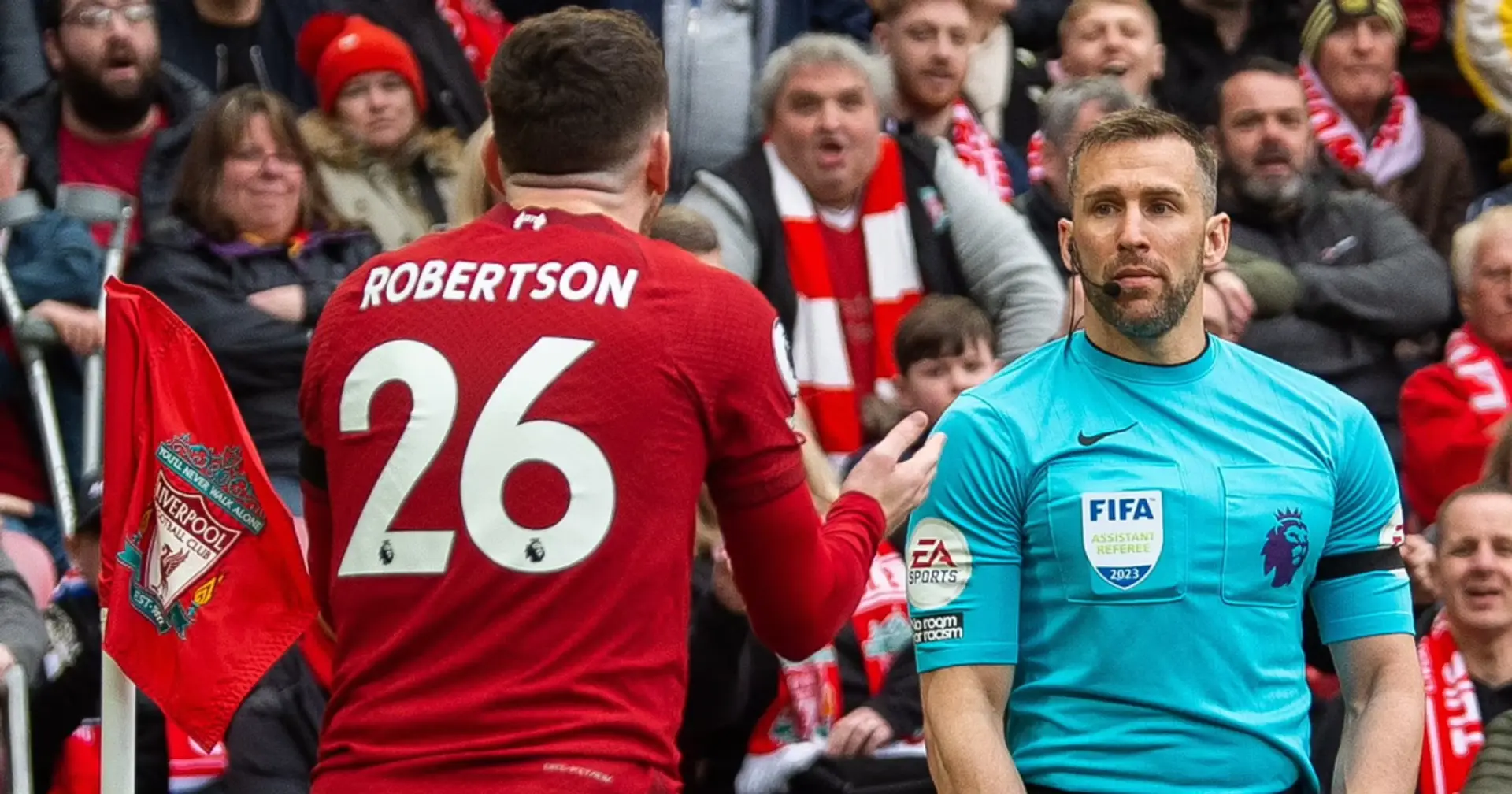Assistant referee opens up on elbowing Robertson and 3 more under-radar stories today