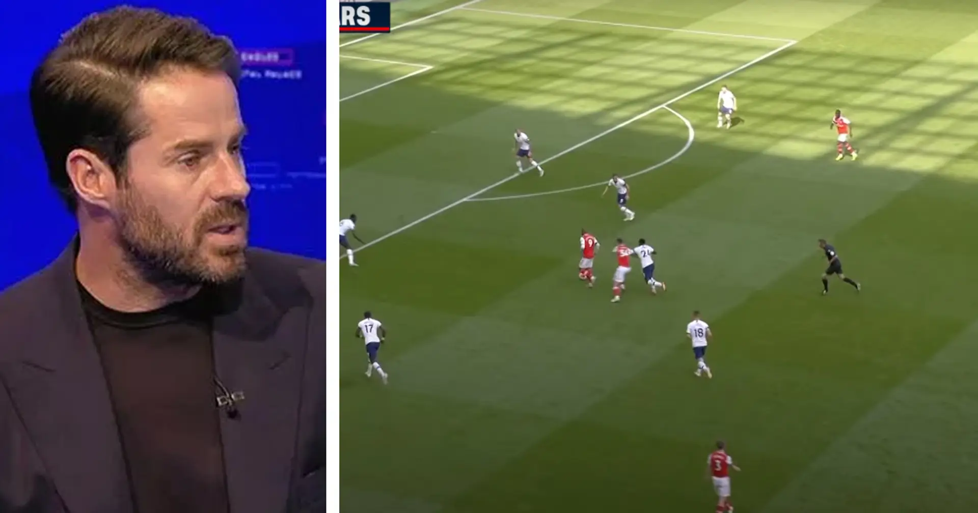 Jamie Redknapp pinpoints Xhaka's clever move to give Lacazette time and space to fire opener