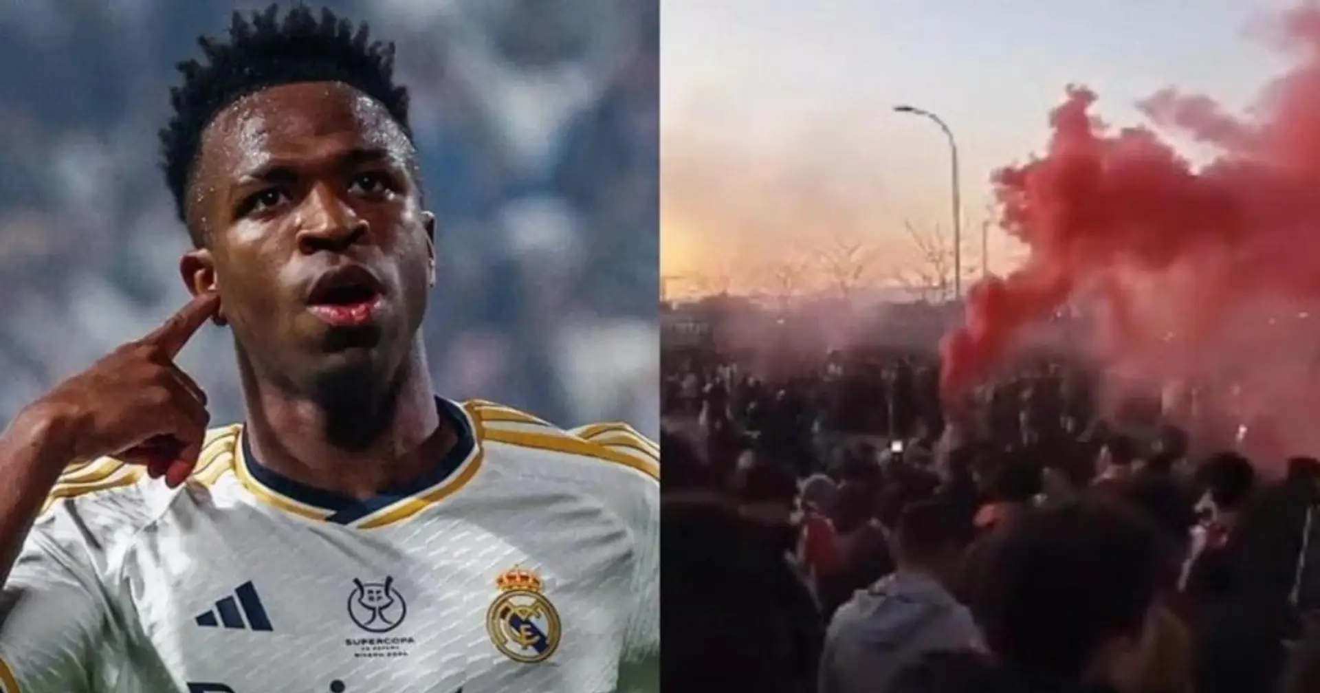 "Vinicius, Schimpanse": Fans von Atlético Madrid singen rassistische Sprechchöre vor dem Spiel gegen Inter Mailand