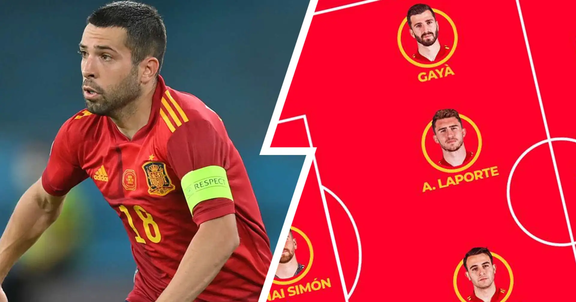 Alba surprisingly dropped from Spain's starting XI for knock-out match vs Croatia