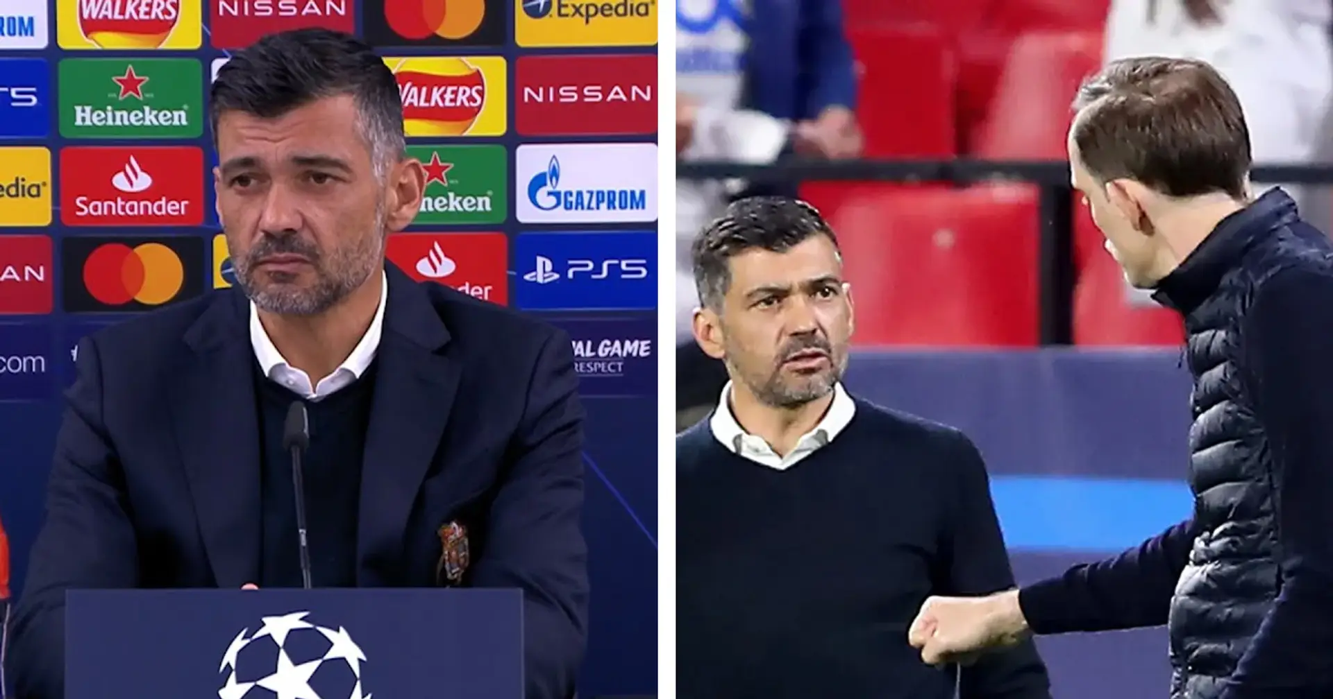 Porto boss Conceicao claims he 'was insulted' by Tuchel after final whistle