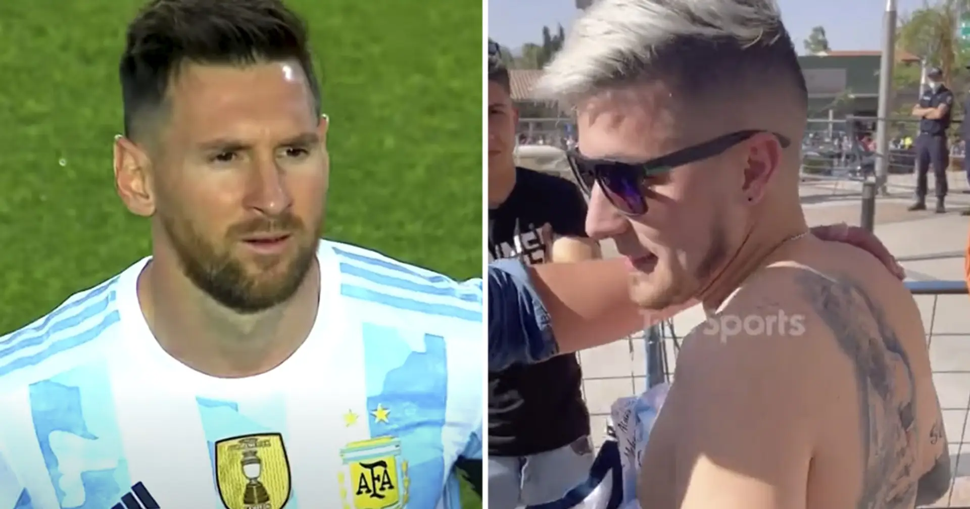 Messi rencontre un fan argentin pour signer son tatouage – l'un des meilleurs que vous ne verrez jamais