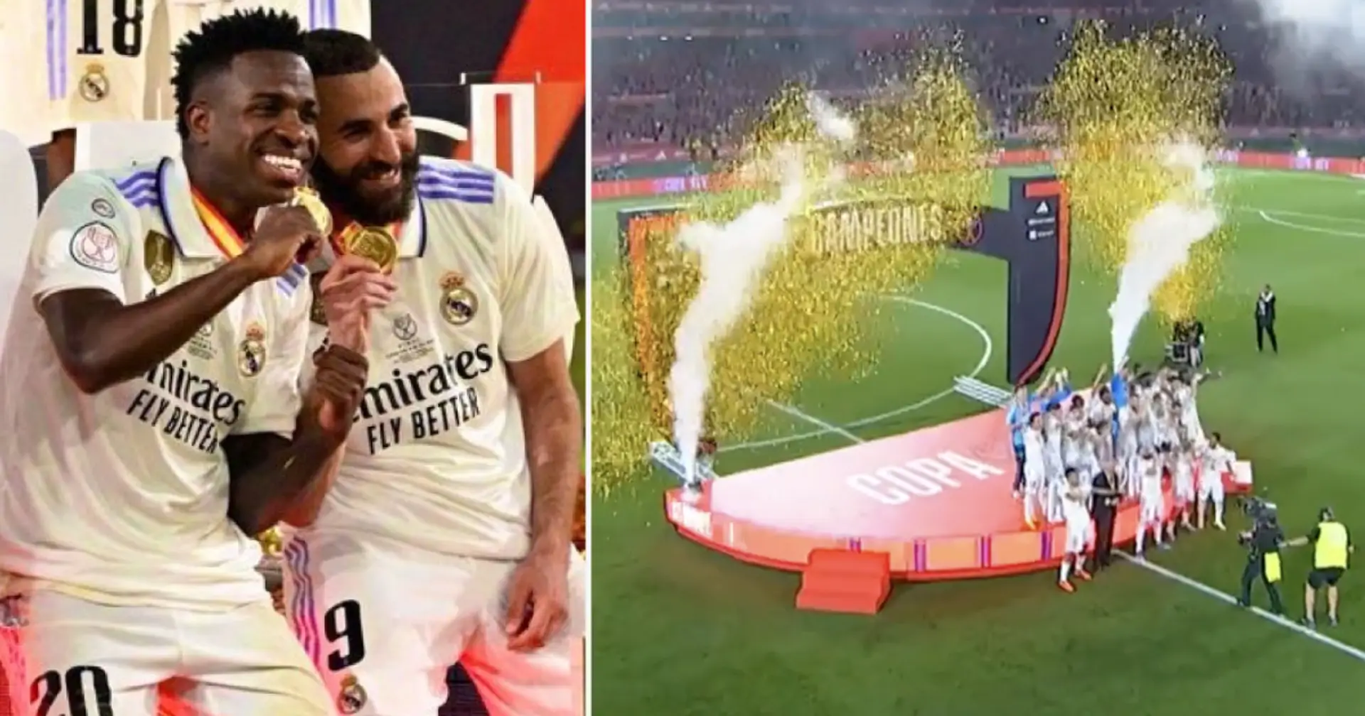 Las 10 mejores fotos y vídeos del Real Madrid celebrando el triunfo en la Copa del Rey