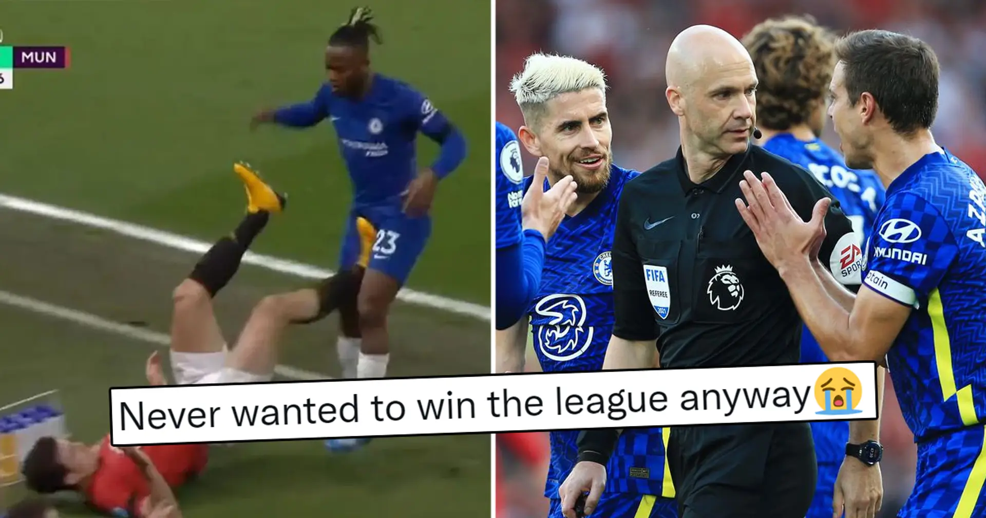 'Playing vs 12 men this weekend': Chelsea fans enraged as Anthony Taylor put in charge of United game