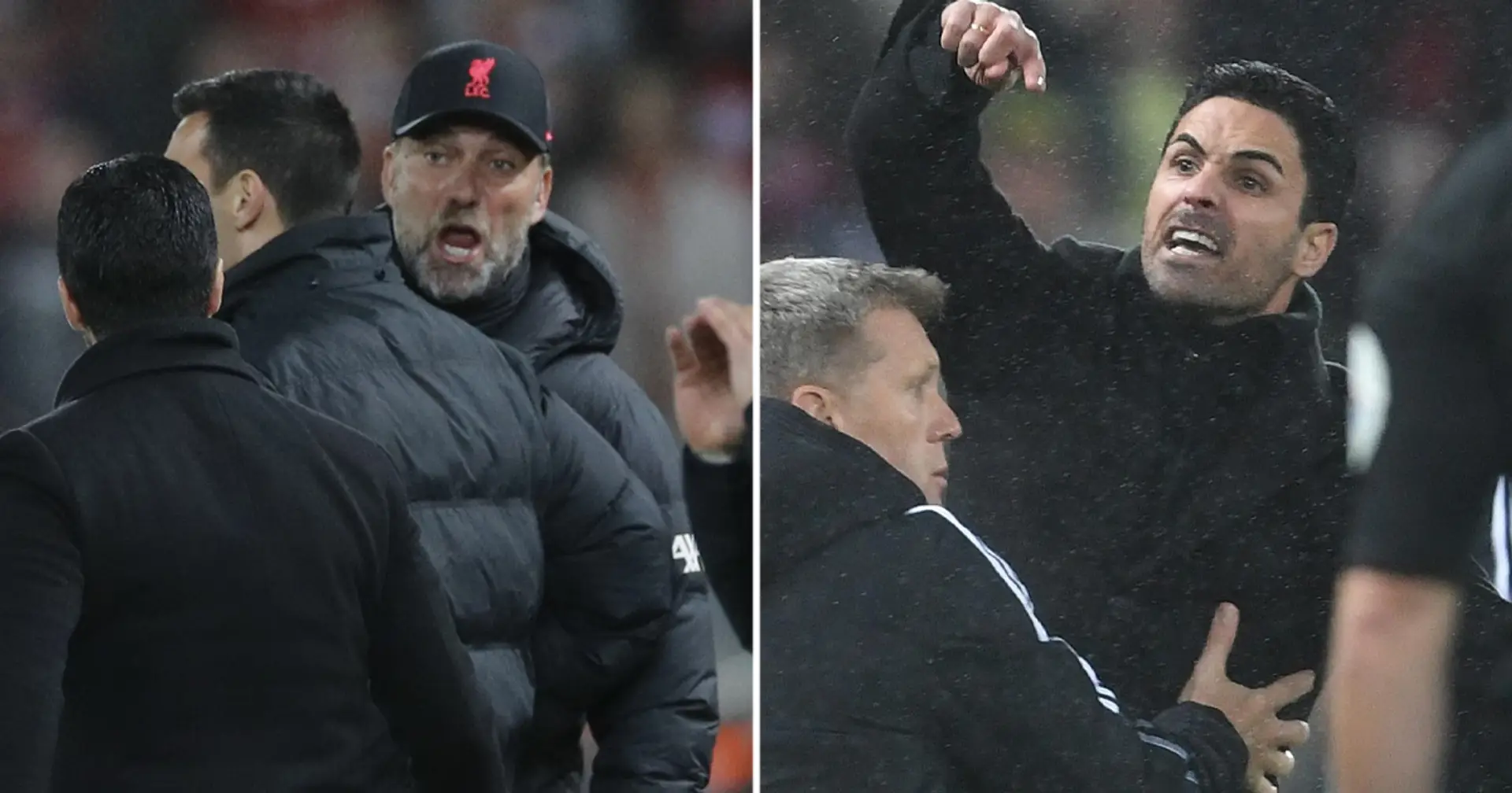 Jurgen Klopp called 'the villain' for his role in touchline row with Mikel Arteta