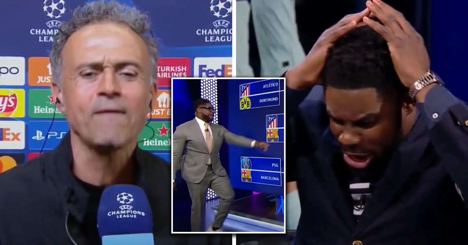 'Micah, you were my idol': Luis Enrique gets upset with Micah Richards for his betrayal