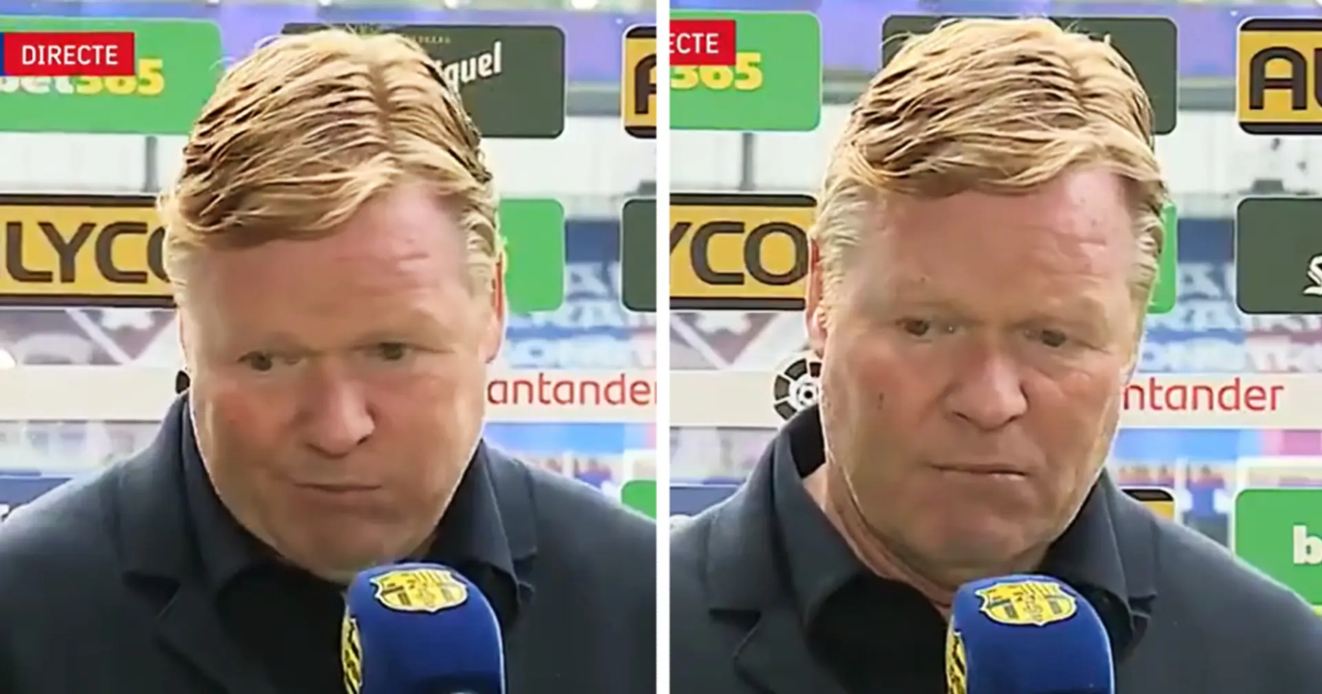 Koeman: 'This group of players doesn't have the quality to play for Barca'
