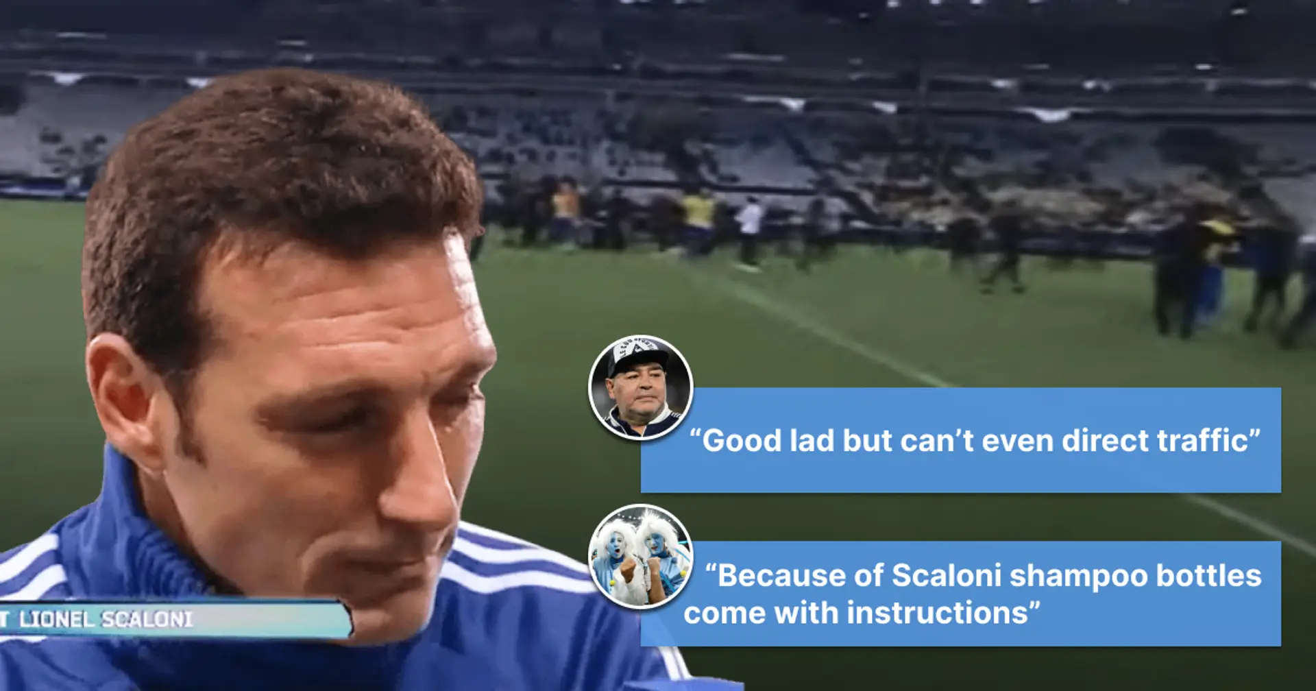 "Notre entraîneur est un idiot confirmé": voici ce que les supporters argentins ont dit après les premiers matchs de Lionel Scaloni