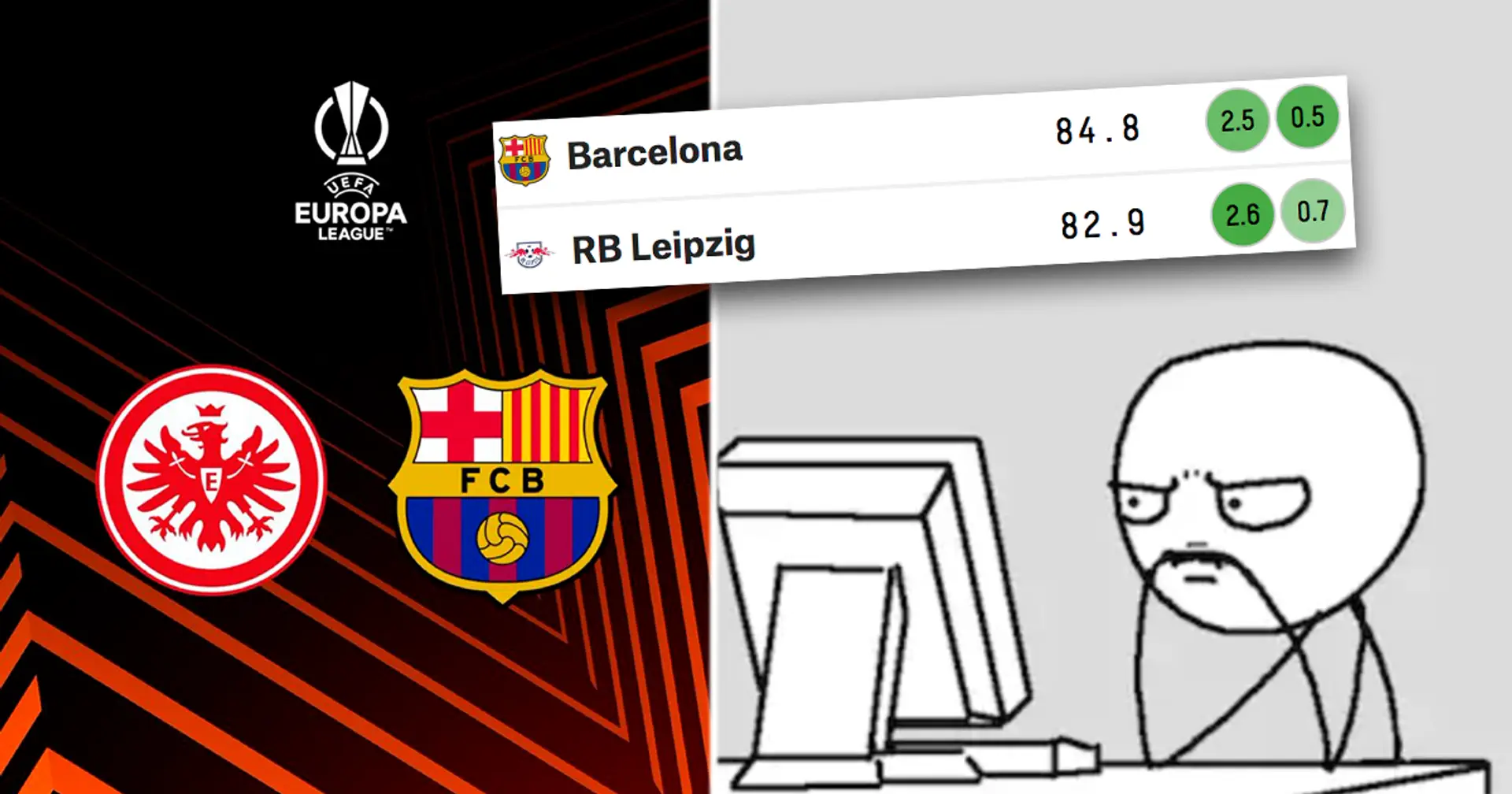 Supercomputer rates Barca chances to win Europa League after drawing Eintracht