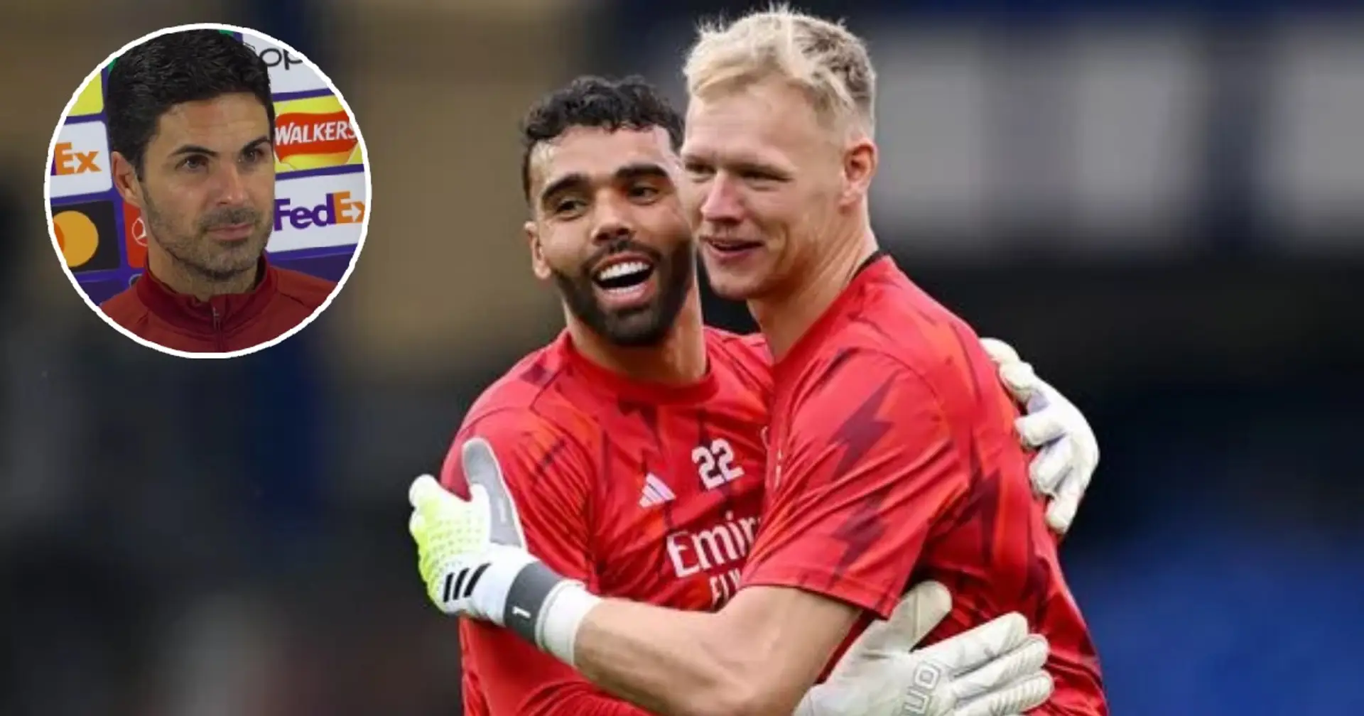 'We've been doing it for many years': Mikel Arteta responds to criticism of goalkeepers rotation 
