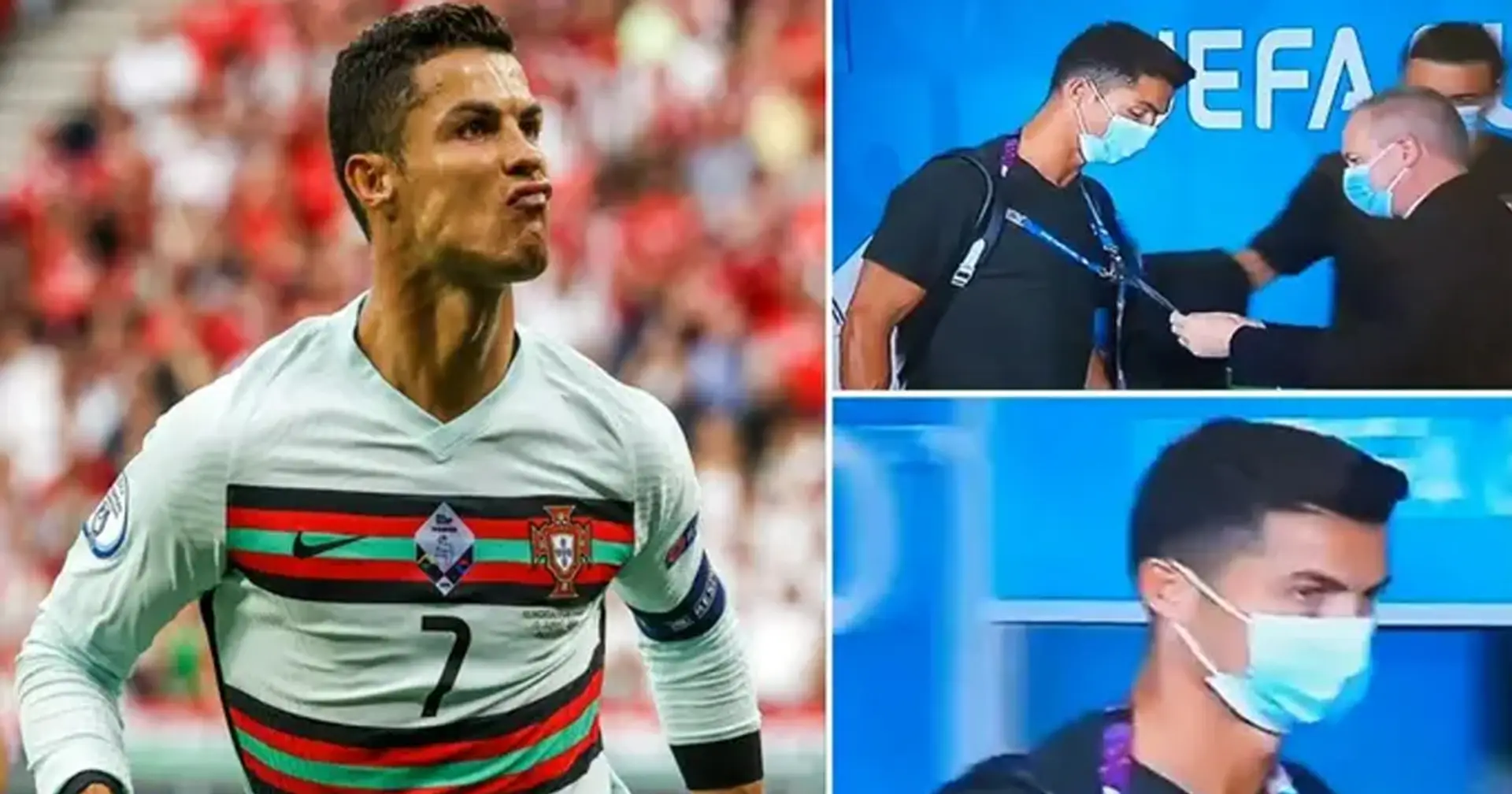 '¿Quién eres?': La seguridad húngara revisa la identificación de Cristiano Ronaldo con la energía de un portero de club nocturno