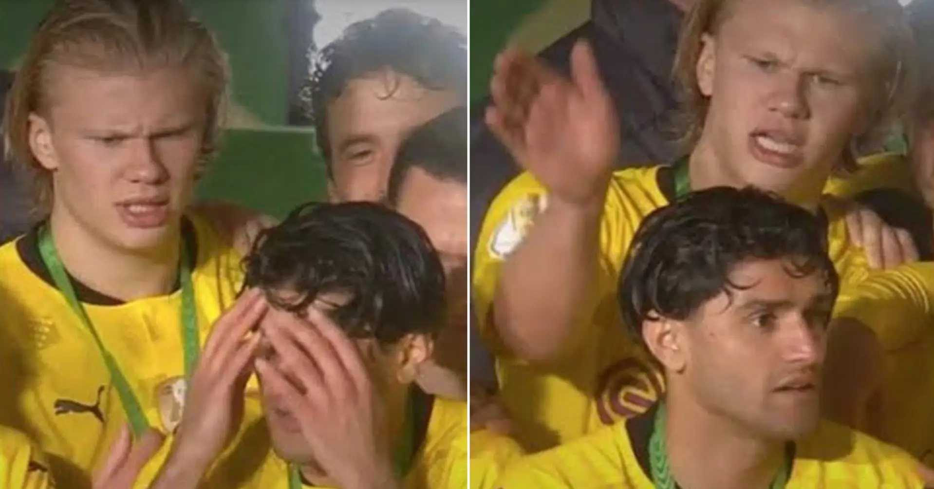Erling Haaland slaps his teammate in front of cameras for ‘celebrating too early’