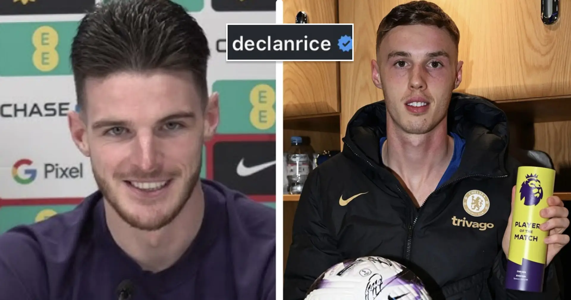 Declan Rice sends message to Cole Palmer amid 4-goal showing v Everton
