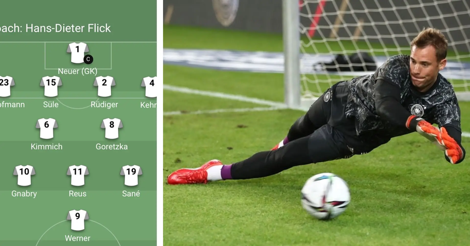 Verletzungsprobleme sind vorbei: Manuel Neuer ist zurück zwischen den Pfosten des Nationalteams