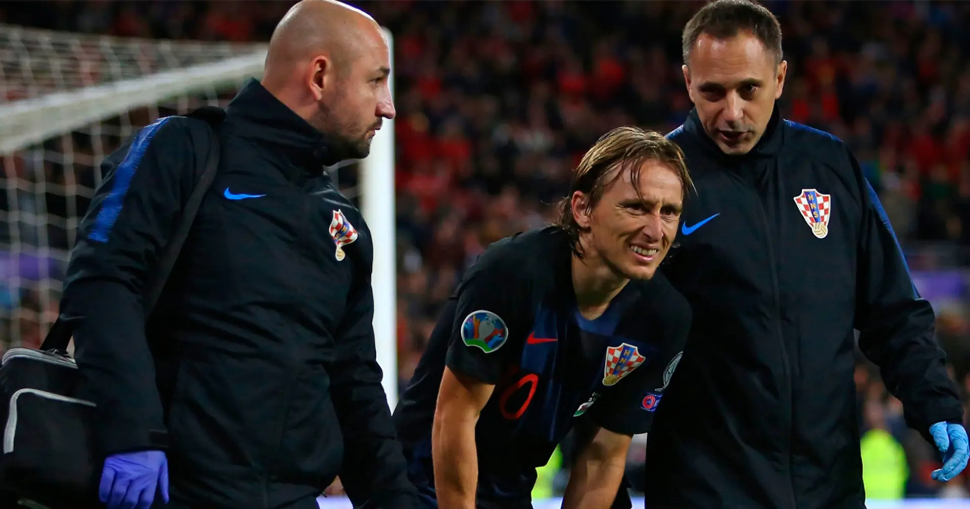 Modric picks up injury, recovery time revealed