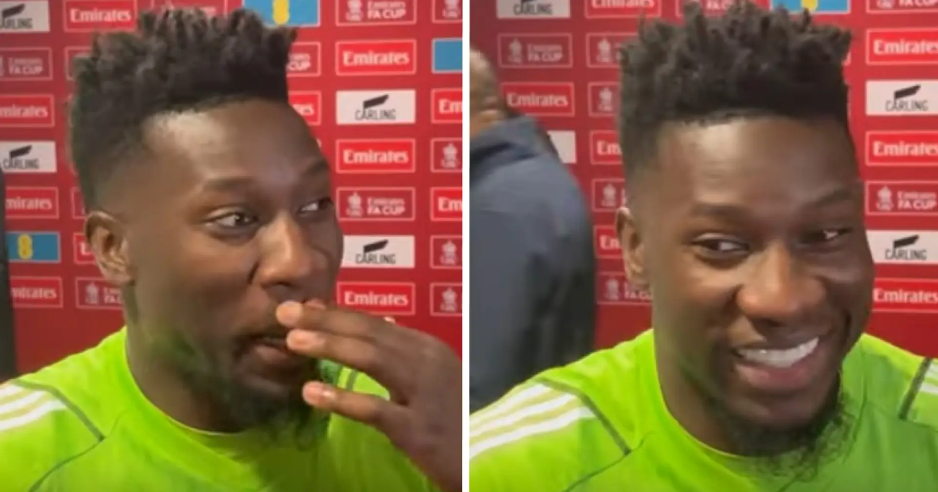 Andre Onana: 'Man United are still the biggest club in England, we must always win'