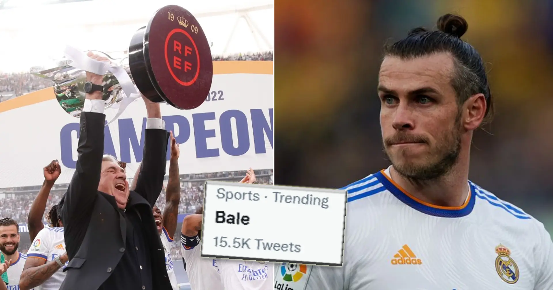 Bale es tendencia en Twitter tras los fanáticos de Madrid encuentran algo extraño en las celebraciones de la victoria de La Liga