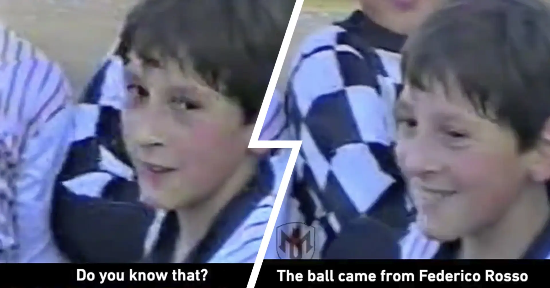 "Quel est votre nom ?" : des images inédites de Messi, à 8 ans, deviennent virales