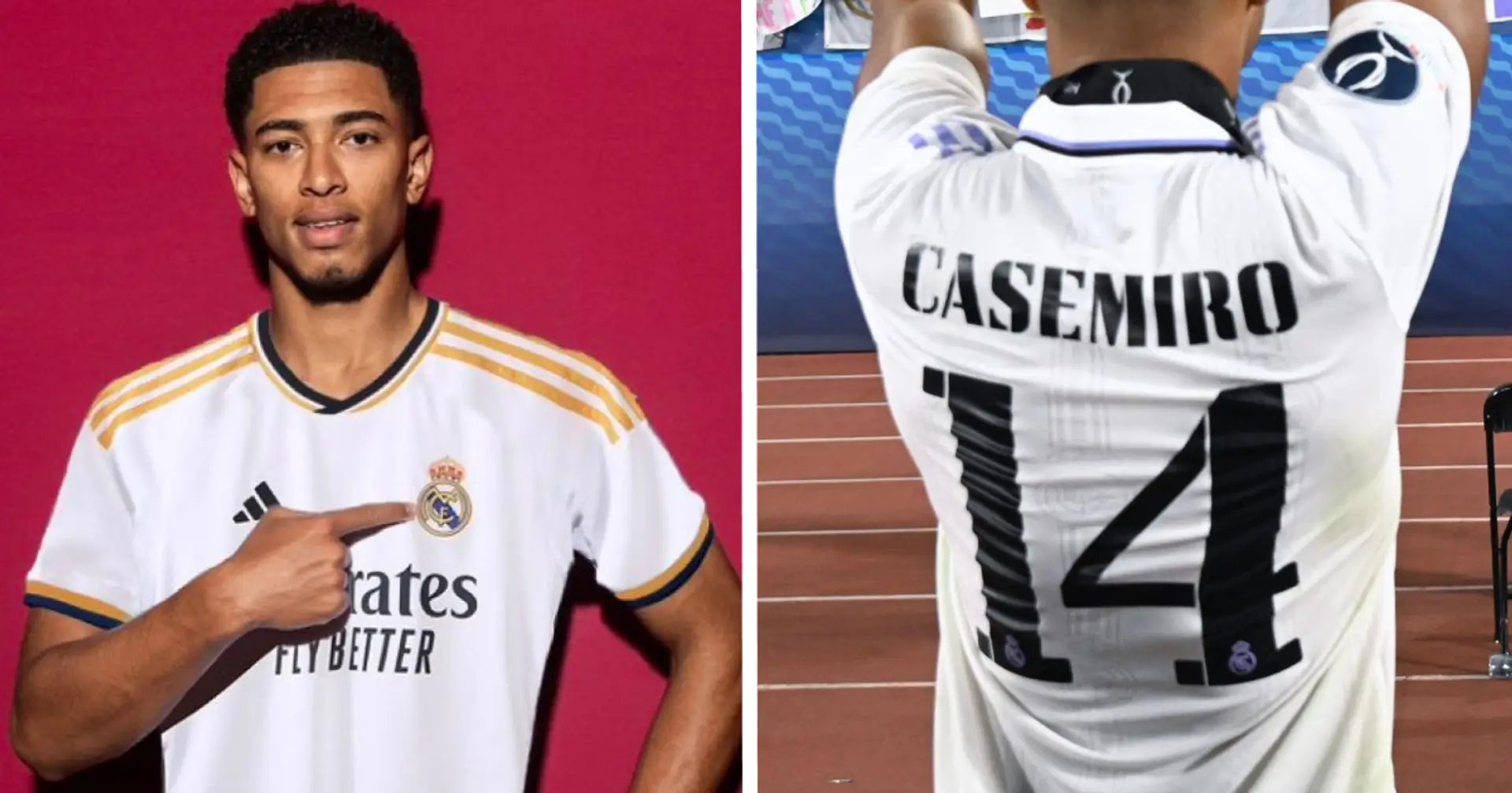 4 jersey numbers available at Real Madrid for Jude Bellingham