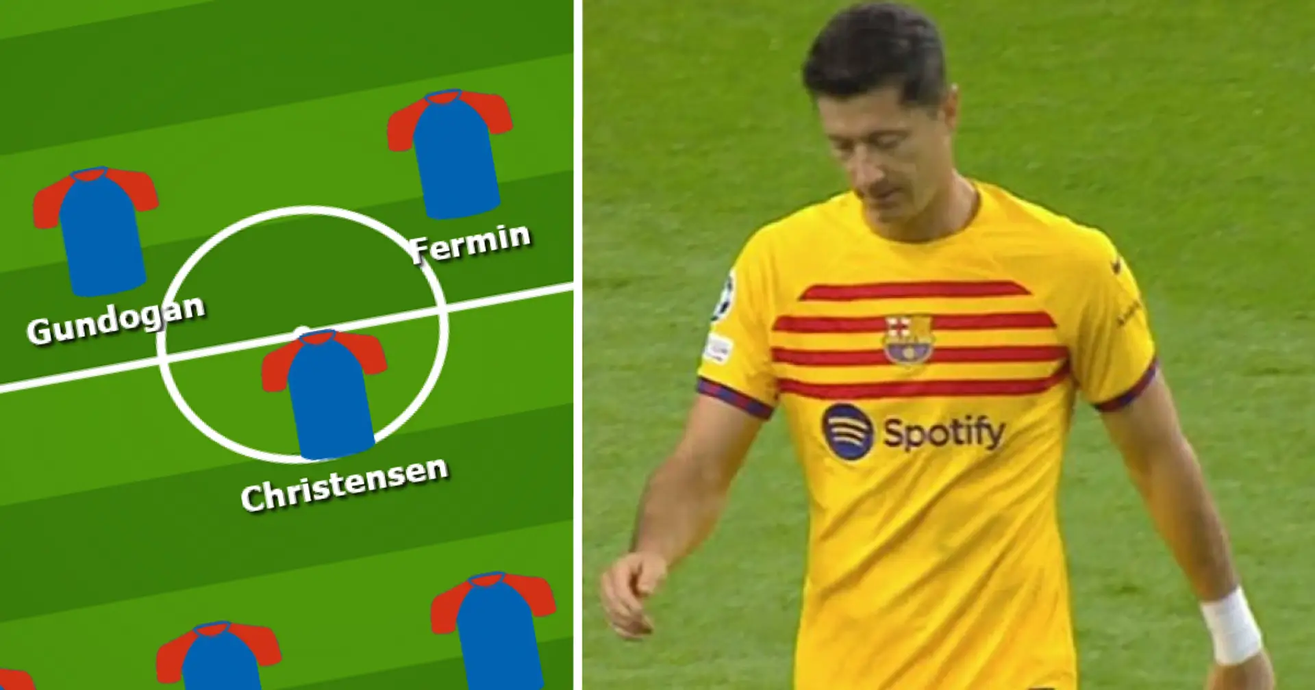 Cómo el Barça puede alinearse para el partido ante Las Palmas sin Lewandowski lesionado