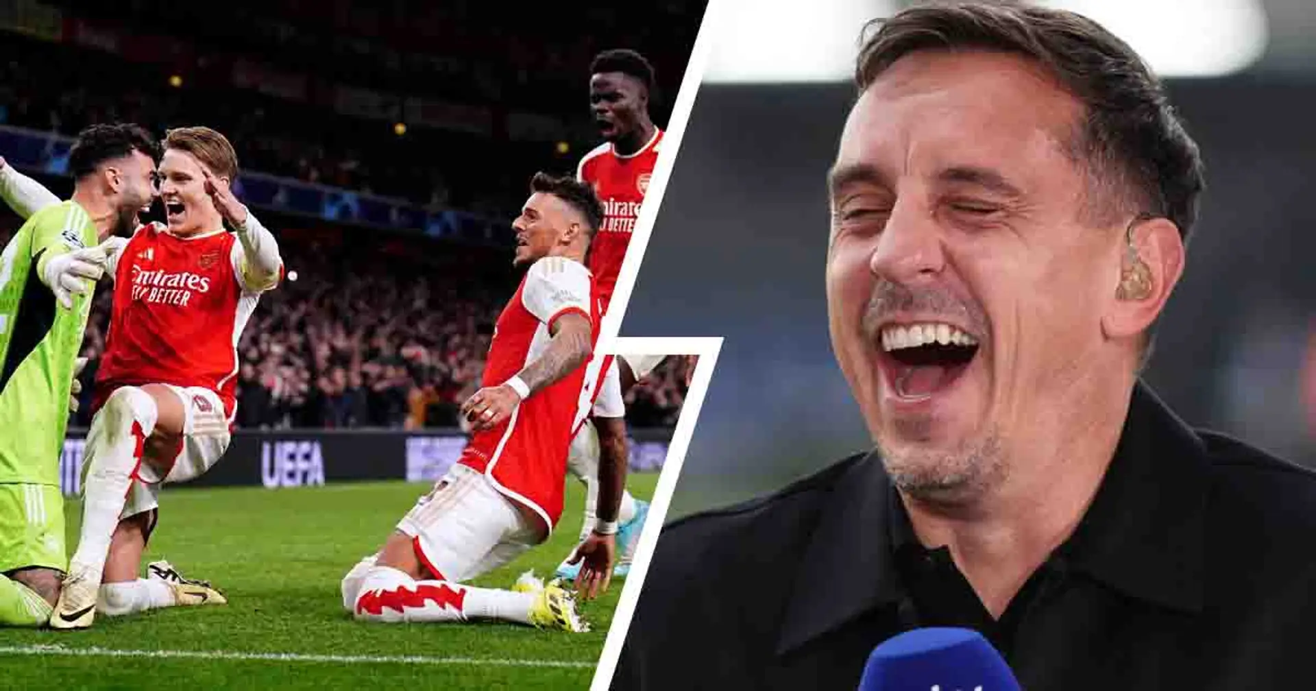 'Arsenal will struggle against Bayern': Gary Neville makes grim prediction for UCL clash