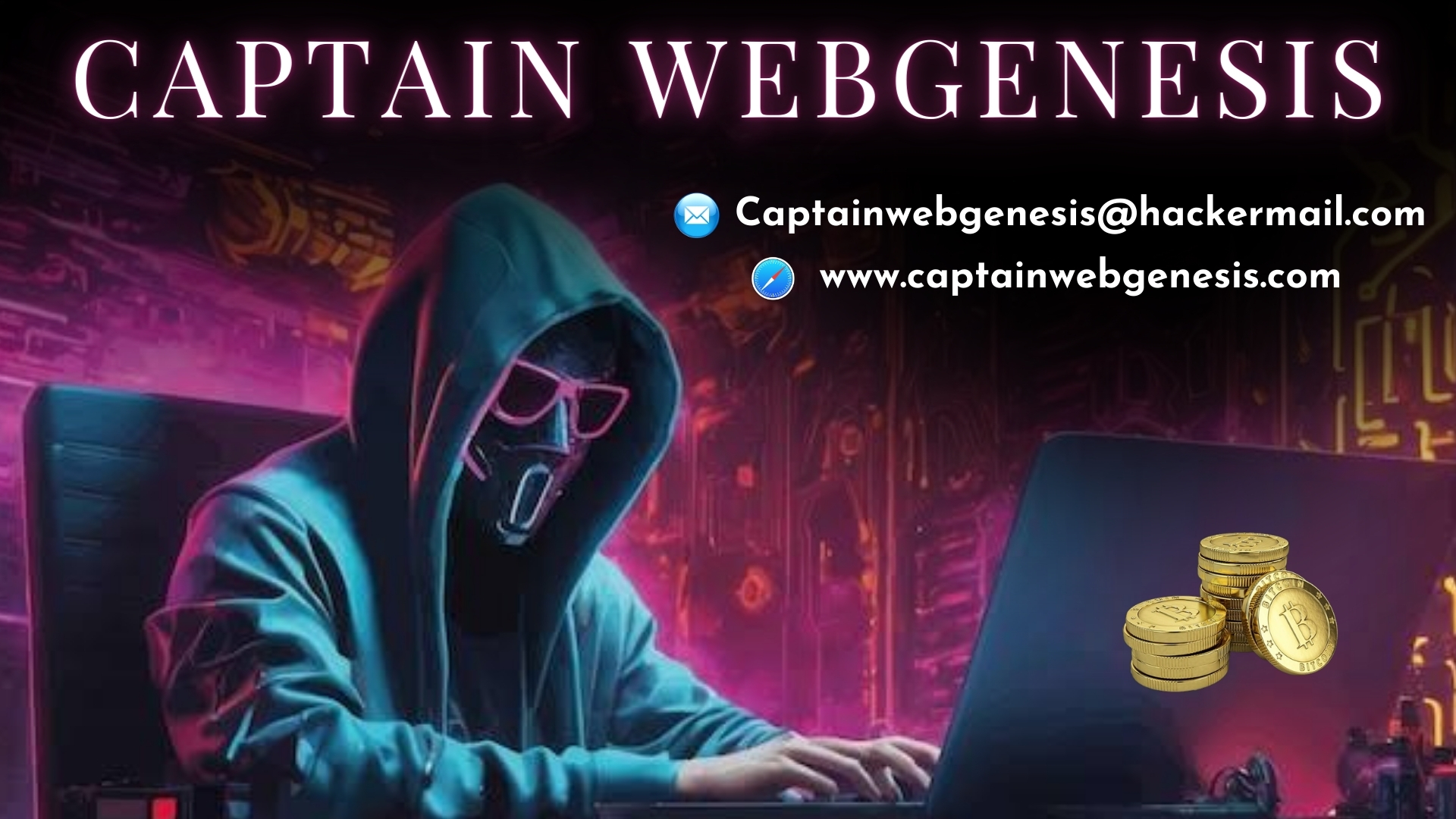 RECOVER ALL YOUR LOST CRYPTOCURRENCY WITH THE HELP OF CAPTAIN WEBGENESIS. 