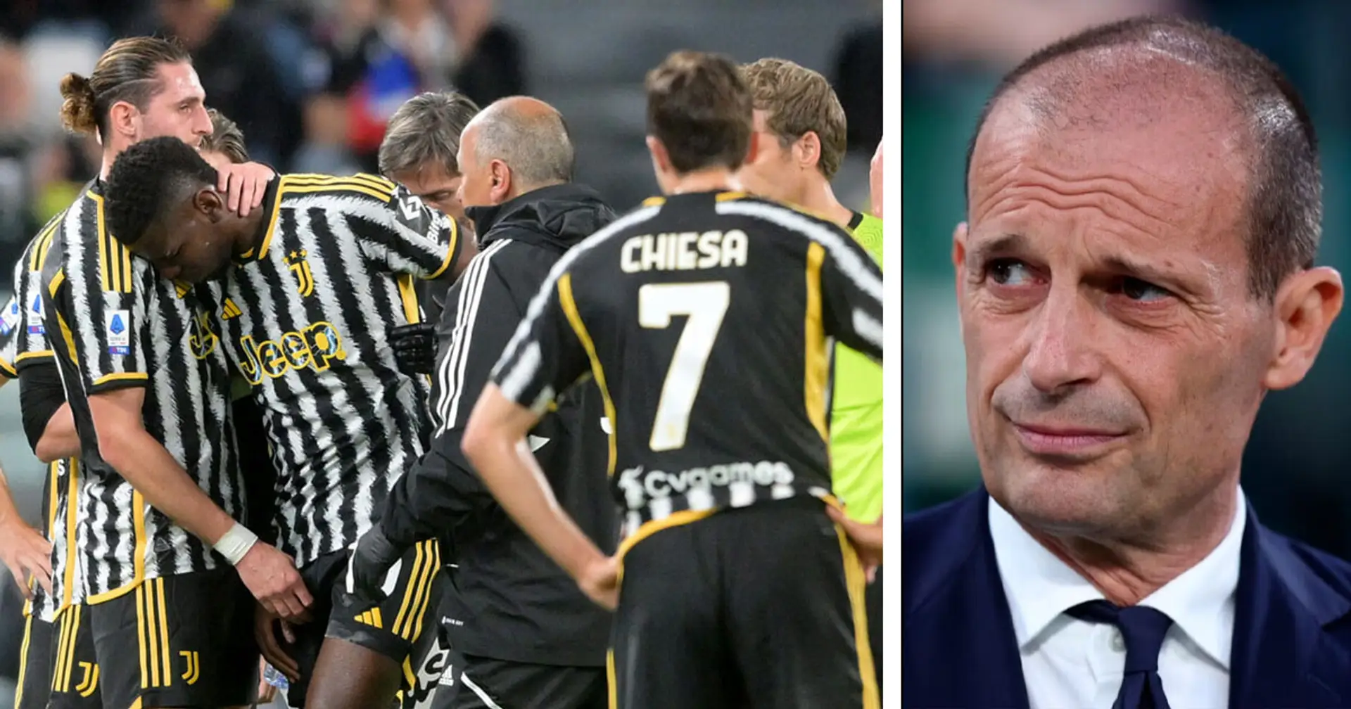 Problema infortuni per la Juventus: il dato sulle partite saltate dai Bianconeri è impressionante
