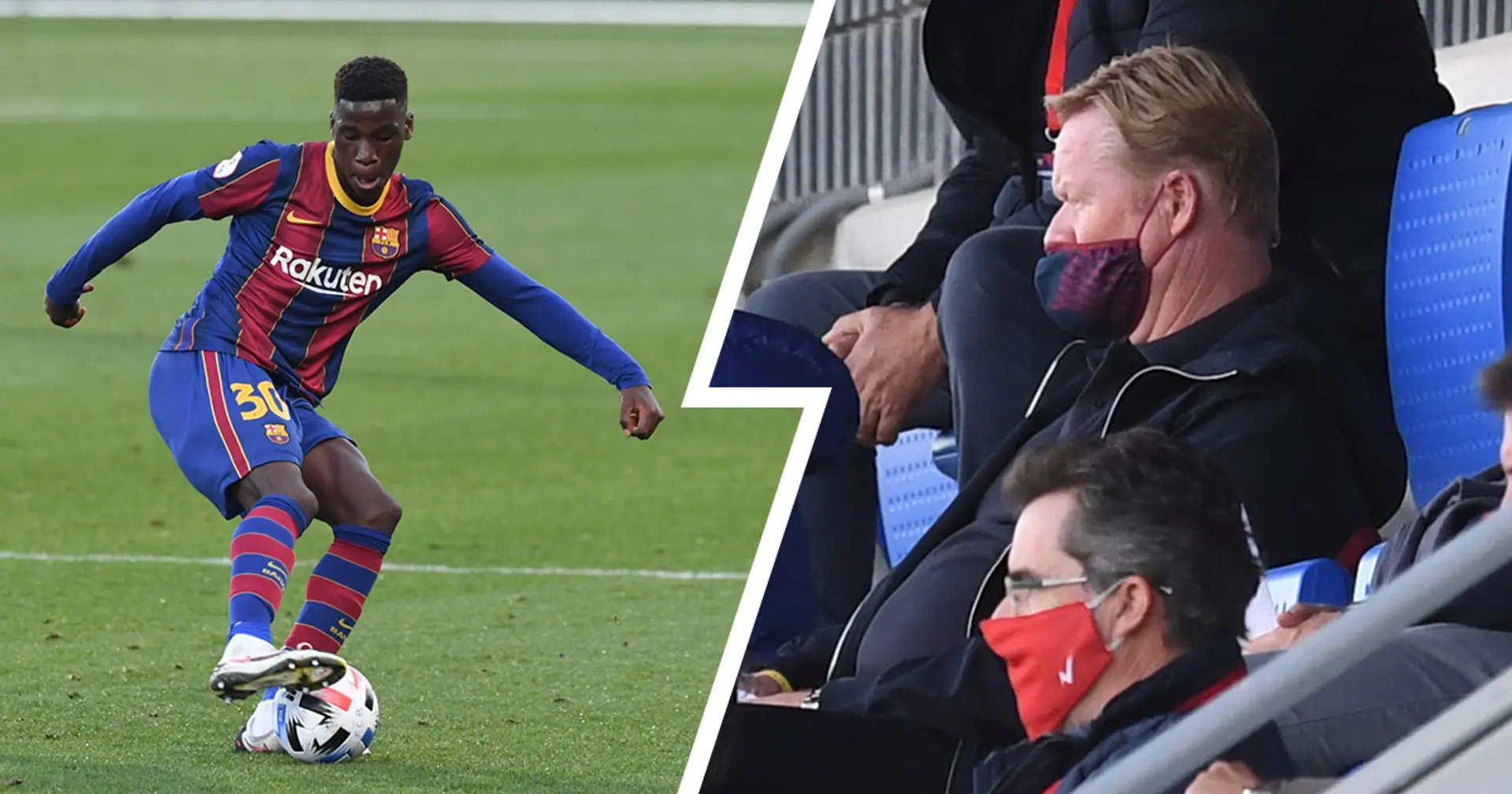 Koeman in stands as Barca B win: 4 youngsters he should call up for upcoming games