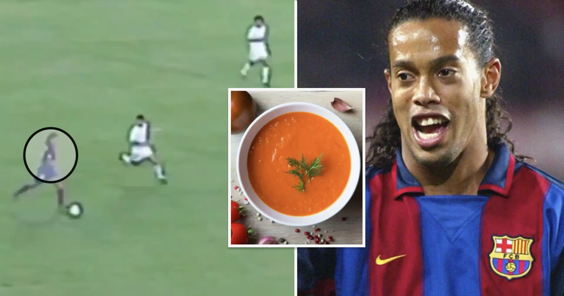 ¿Por qué Ronaldinho anotó su gol de debut con el Barça a la 1:30 de la madrugada y qué tiene que ver con el gazpacho?