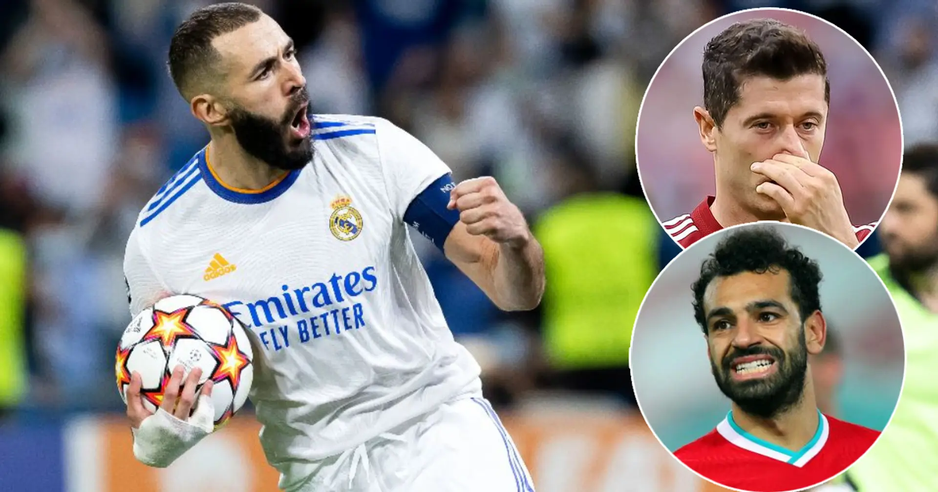 Benzema 1st: Strikers with most goals in Europe's top 5 leagues so far in 2021/22 