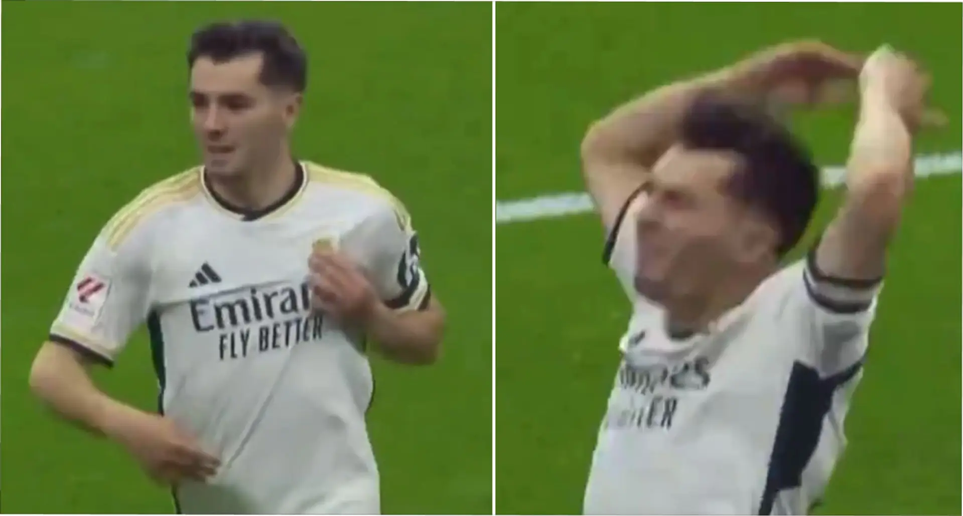 La célébration du but de Brahim Diaz contre Cadix filmée – il saigne Real Madrid