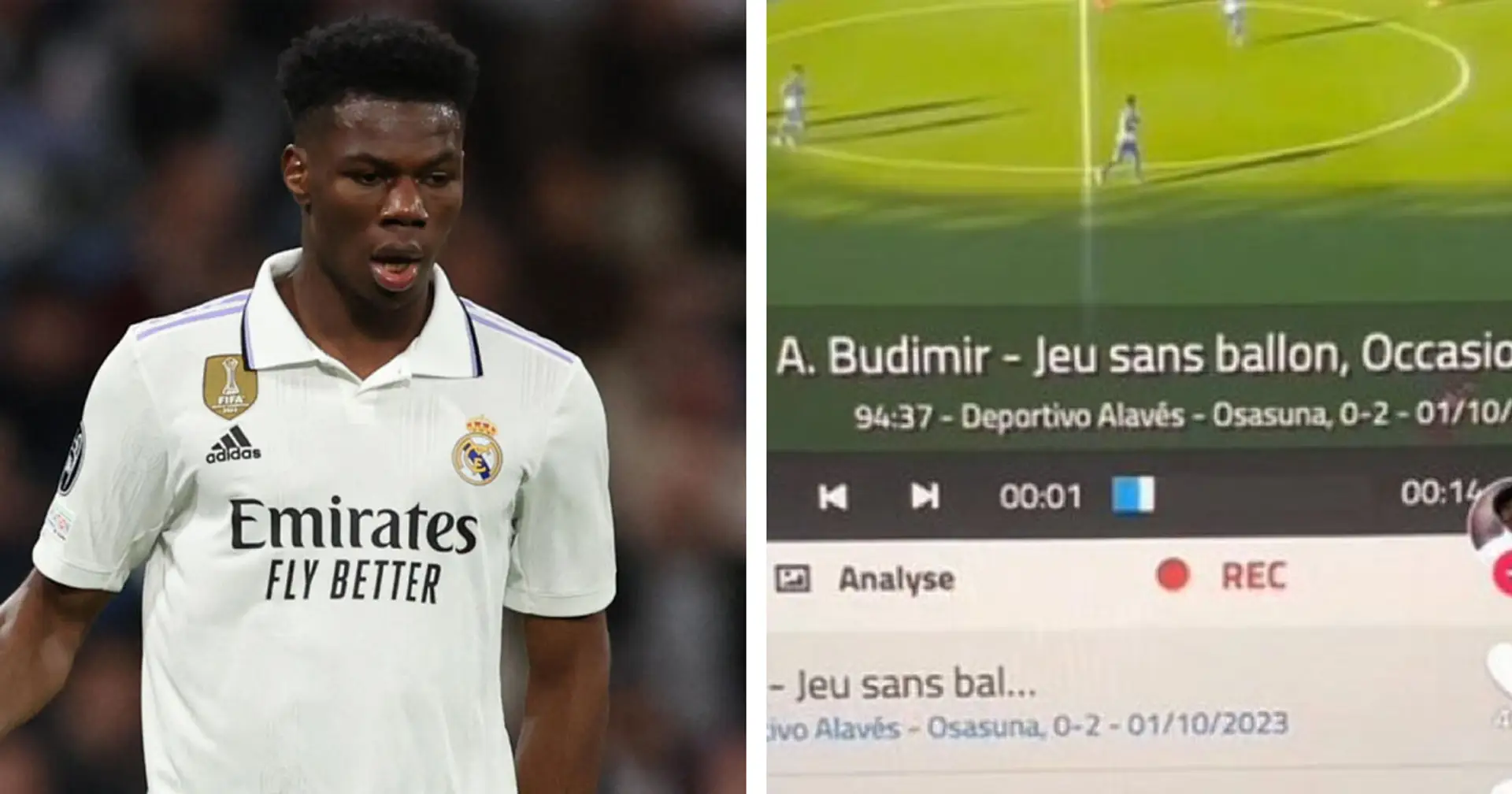 Tchouameni shows how he excelled in CB role vs Osasuna – technology helped him
