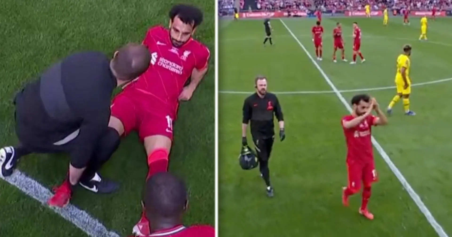 Salah se lesionó, podría perderse la final de la Champions League