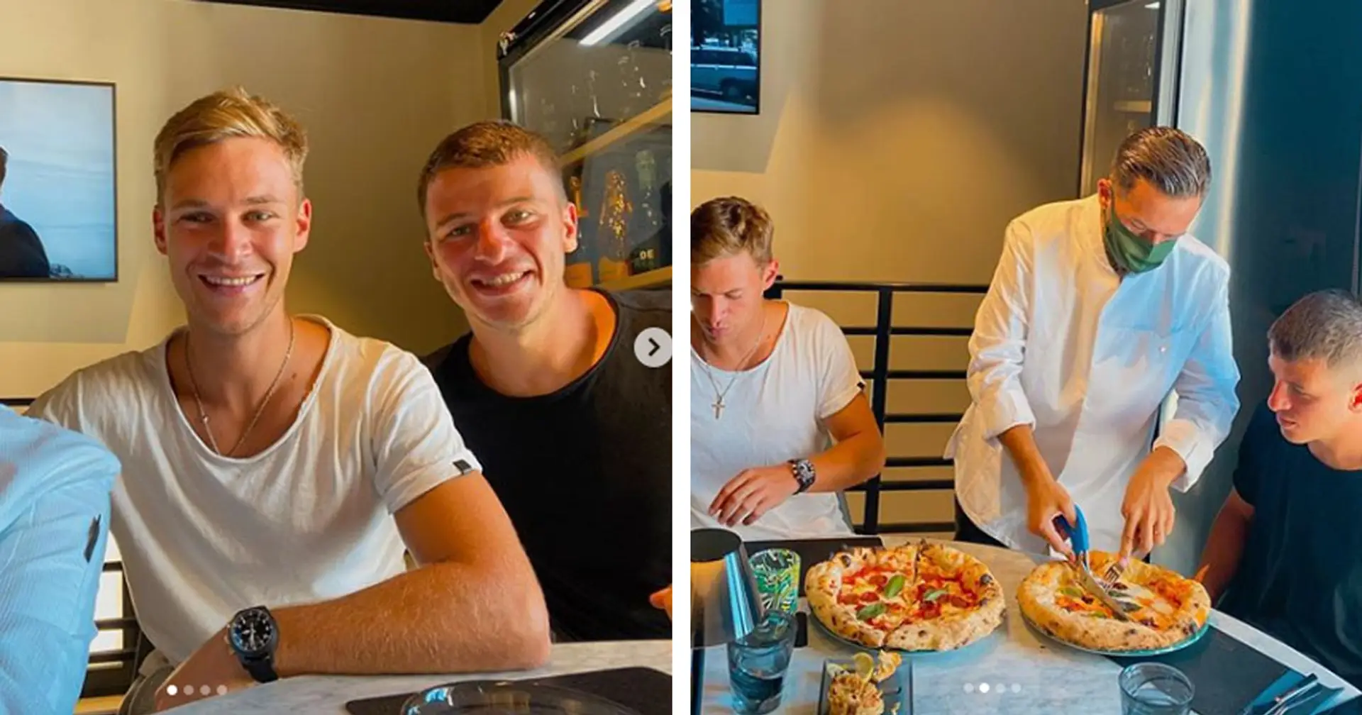 Demme immortalato in pizzeria con Kimmich: il campione del Bayern si trova in vacanza in Campania
