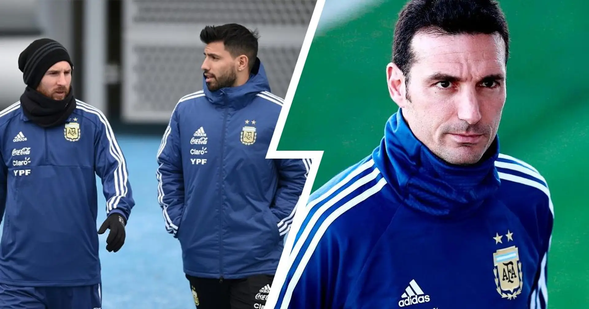 Scaloni teste Agüero: Le kun pourrait former un duo offensif avec Messi contre le Chili
