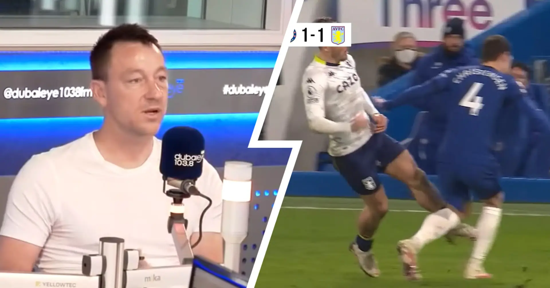 John Terry insists Christensen 'should've got up' after Grealish's foul in build-up to Aston Villa's equaliser