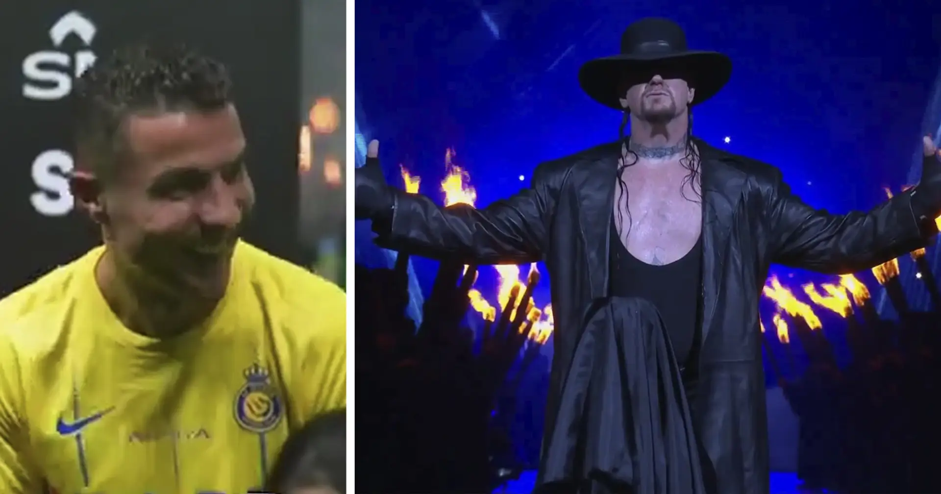 The WWE legend Undertaker appeared at the stadium before the Al Nassr game - Cristiano's reaction was priceless