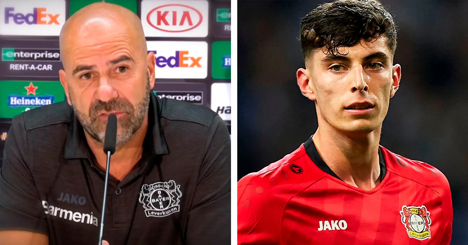'I can exclusively announce he’ll play for Heracles Almelo': Bayer boss Bosz sarcastically reacts to Havertz question after Inter defeat