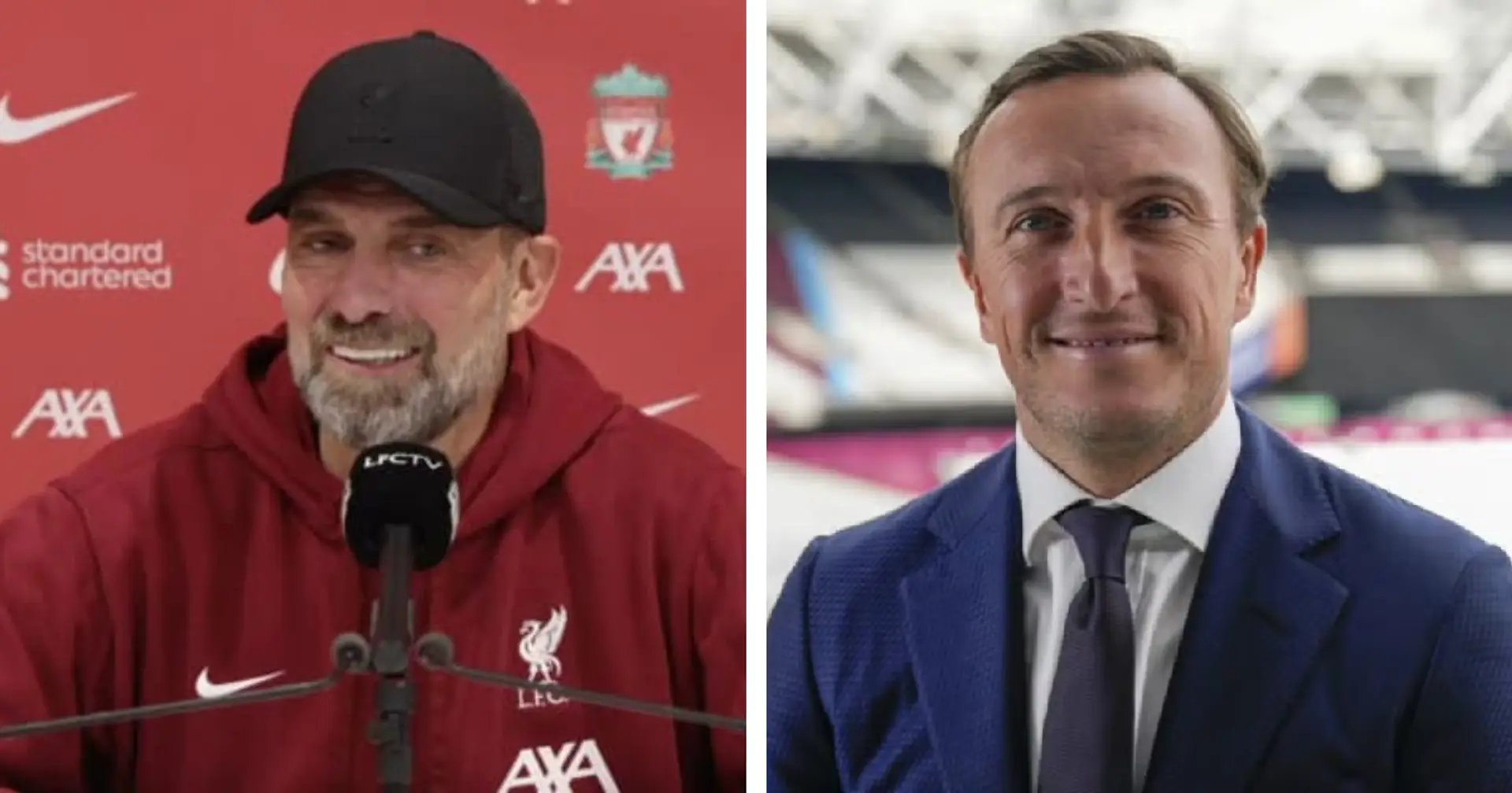 Klopp names West Ham forward as his favourite non-LFC player – sporting director Mark Noble responds