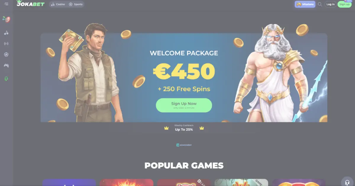 Jokabet free spins