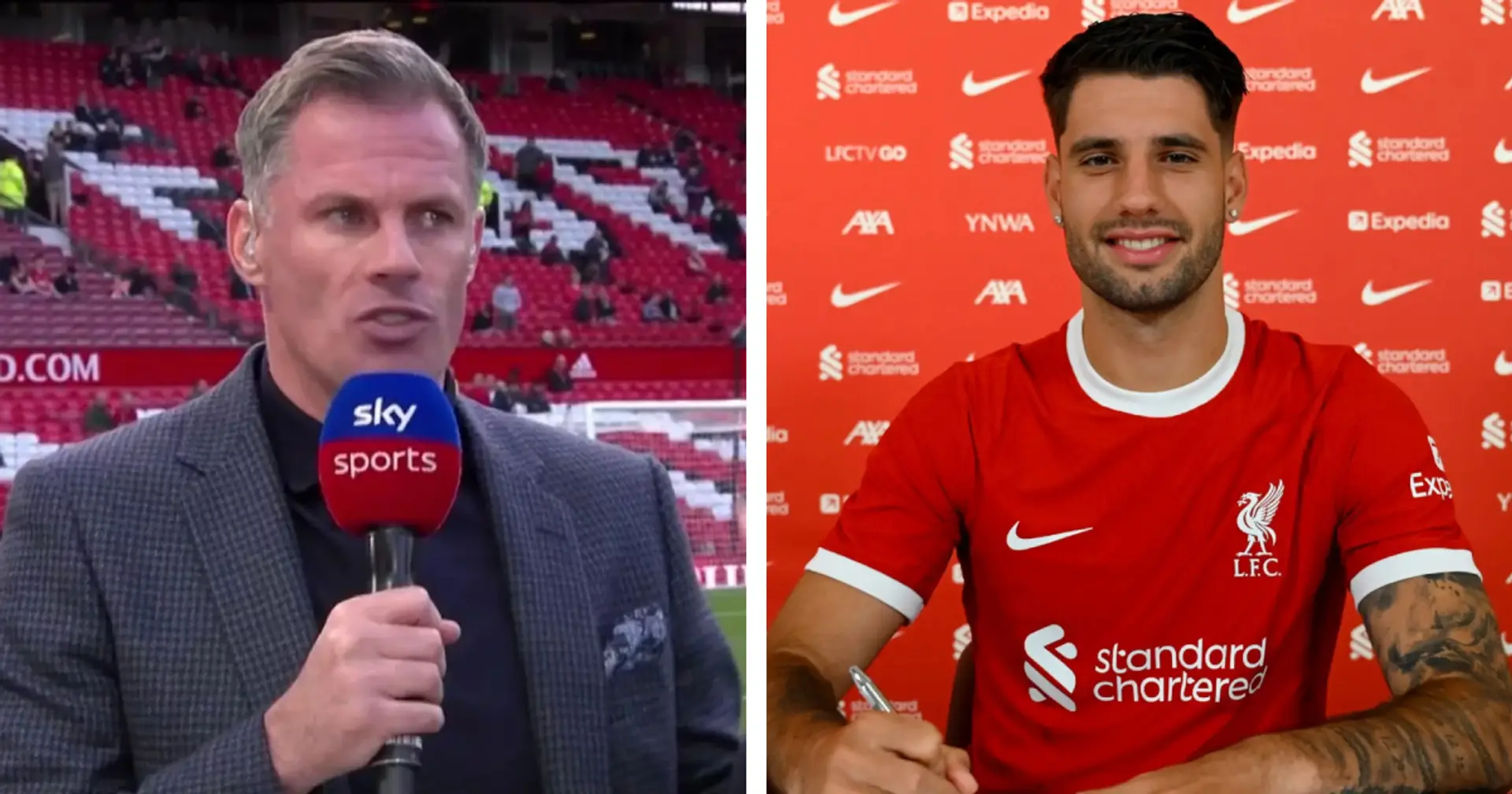 Jamie Carragher wanted Liverpool to sign 3 players this summer: 2 down, one to go