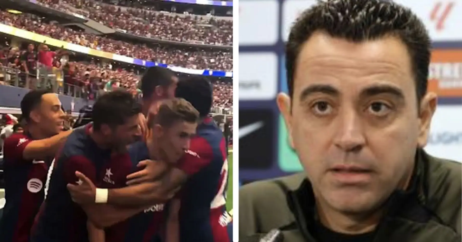Xavi calls one Barca player 'one of the most pleasant surprises' this season