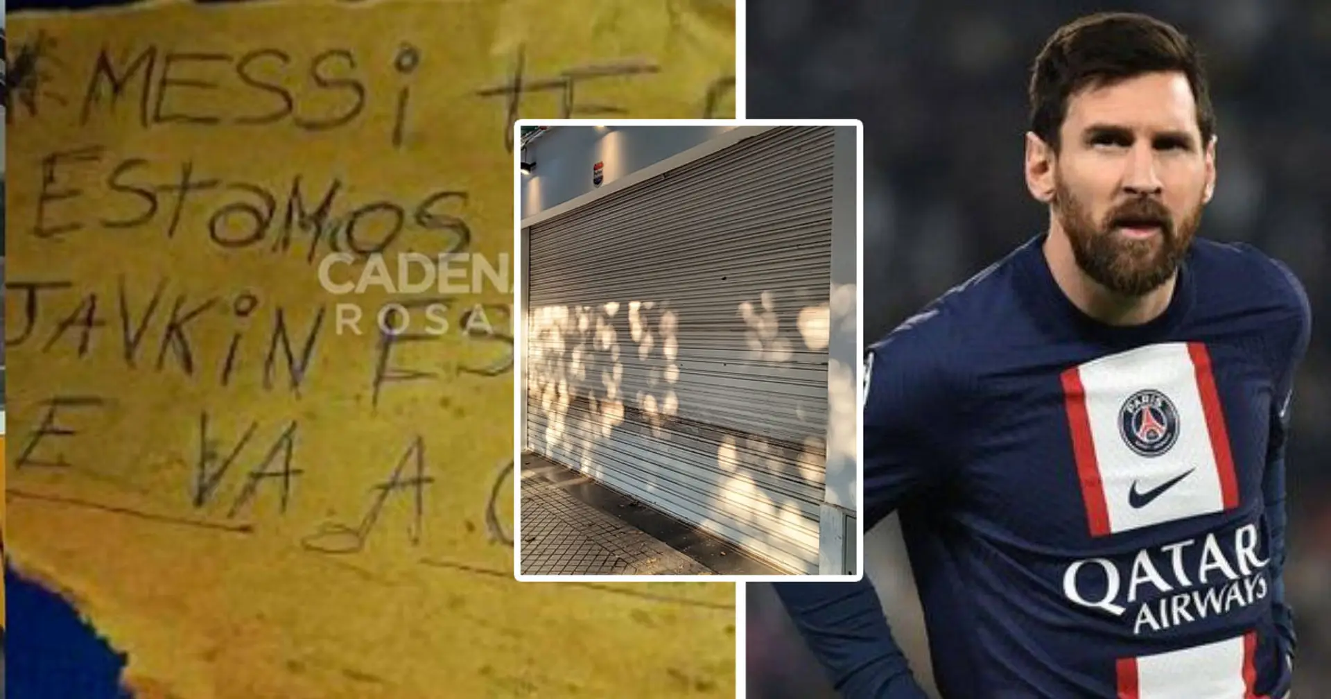 'We are waiting for you': Messi threatened as family supermarket hit with 14 gunshots back in Argentina