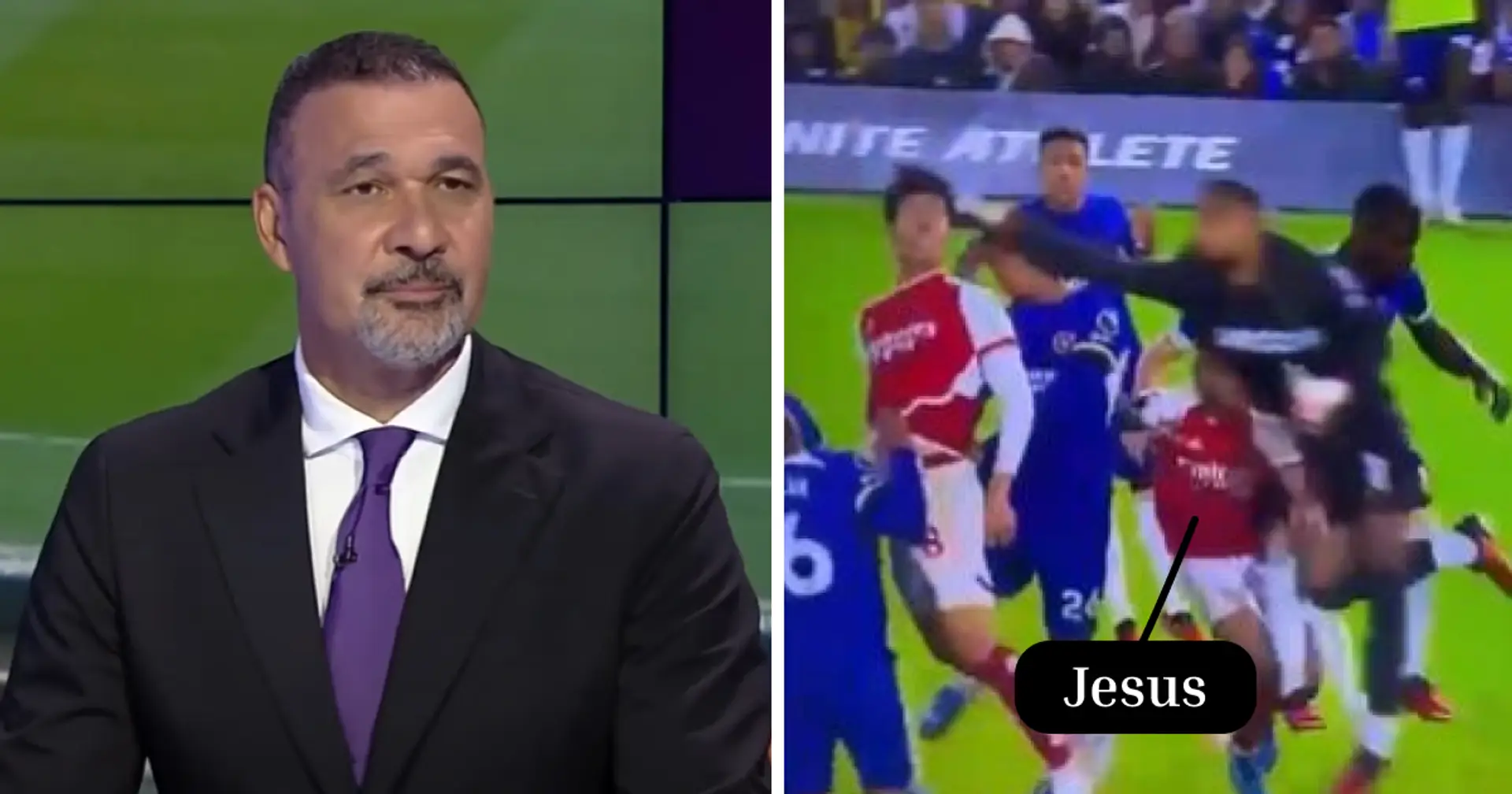 'I can’t understand.This is a penalty': Ruud Gullit and Ian Wright on Sanzhez's foul against Jesus