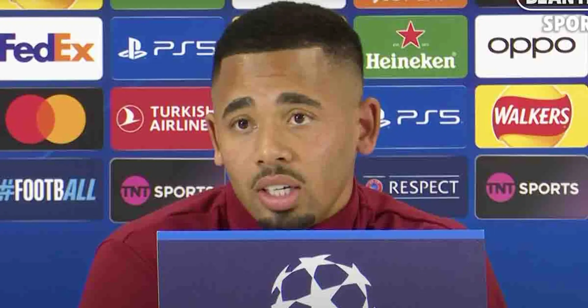 'My desire is always to be available for Arsenal': Gabriel Jesus admits needing surgery for knee issue