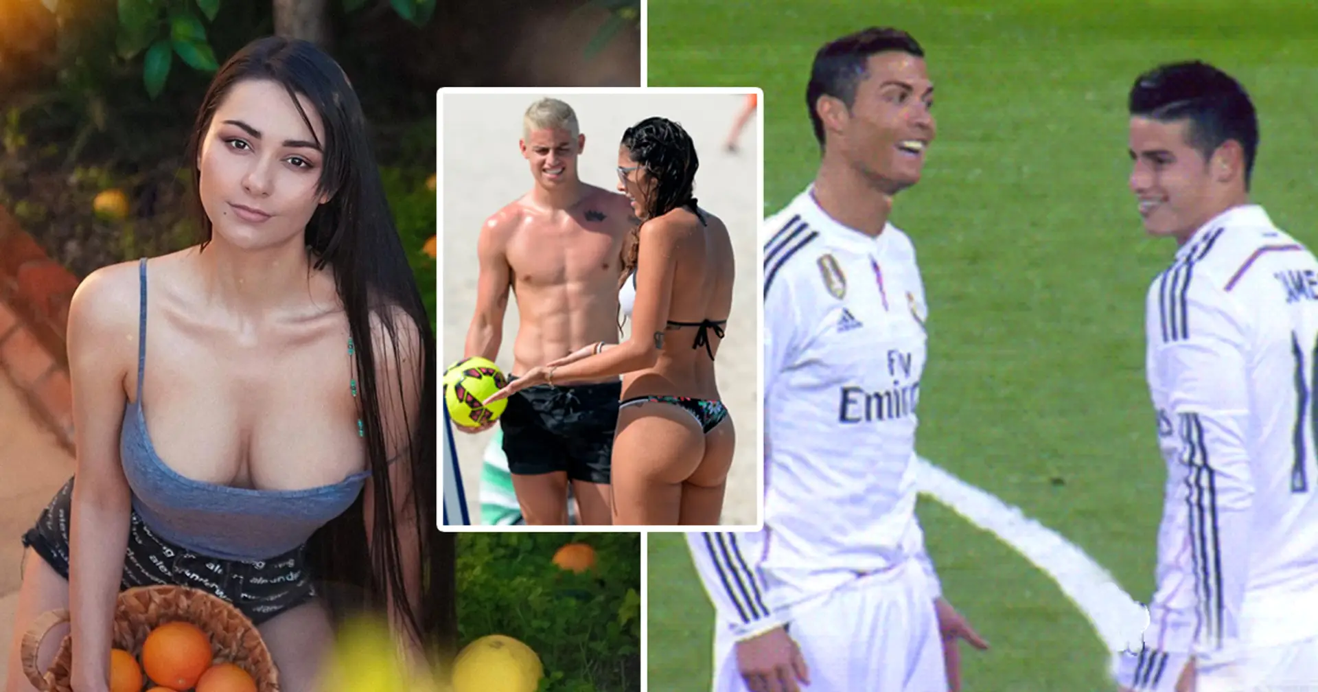 Cristiano Ronaldo a une fois présenté James Rodriguez à la superbe mannequin russe Helga Lovekaty, il était marié à l'époque